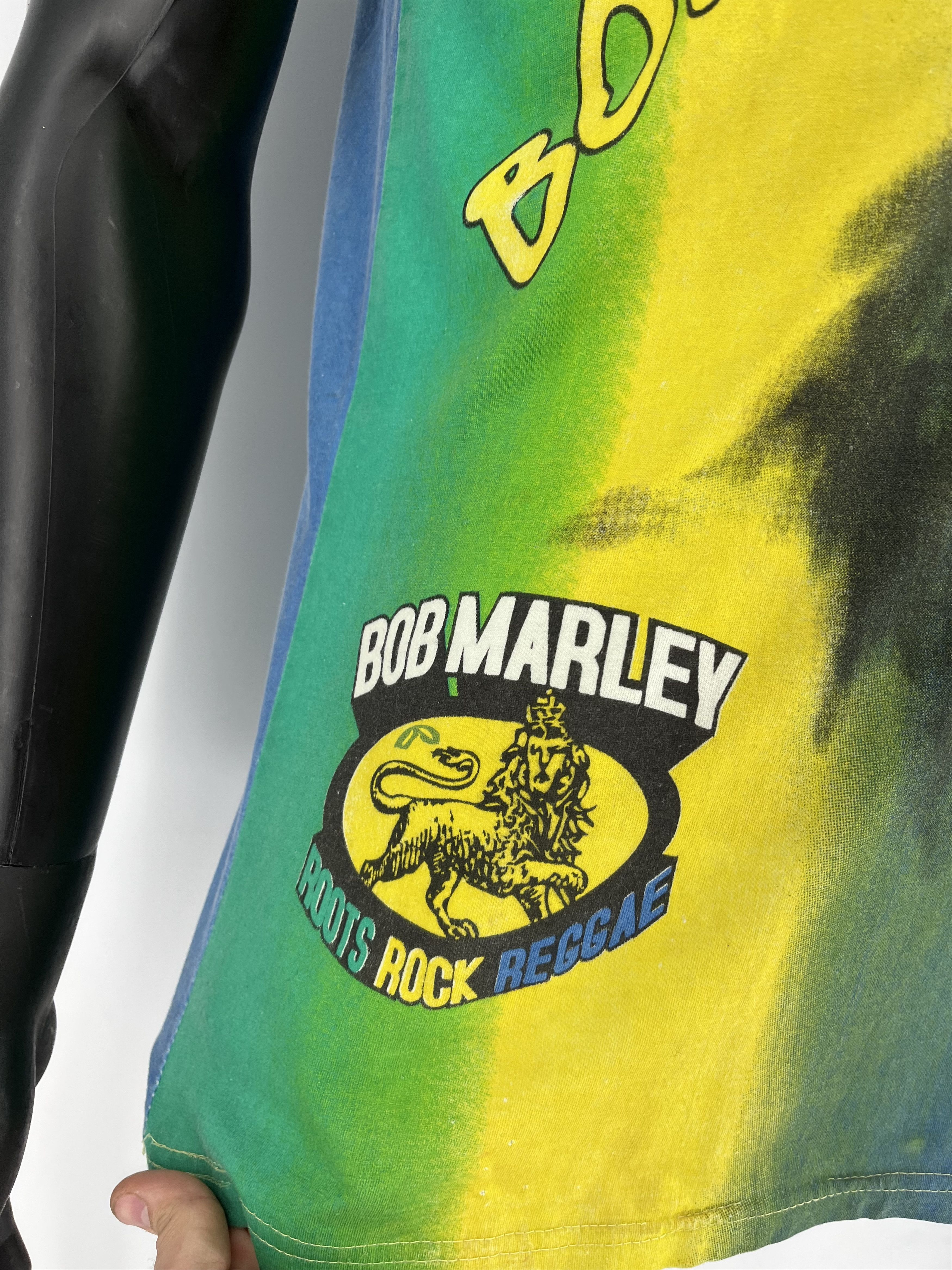 Bob Marley × Rap Tees × Vintage Vintage Bob Marley Roots Rock Reggae Tees Size US L / EU 52-54 / 3 - 4 Thumbnail