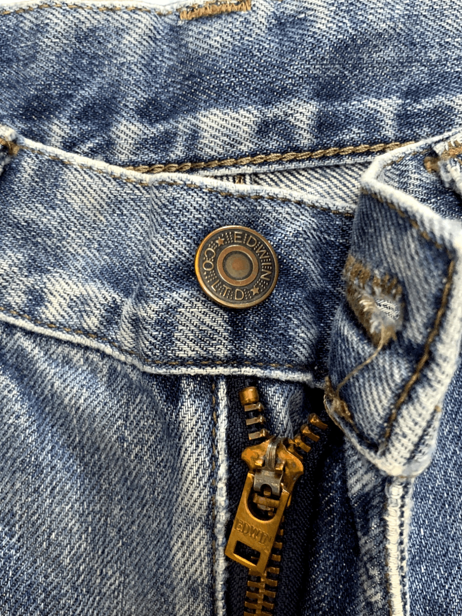 Edwin Vintage Edwin Japan Grunge Style Distressed Jean Shorts Size US 28 / EU 44 - 6 Thumbnail