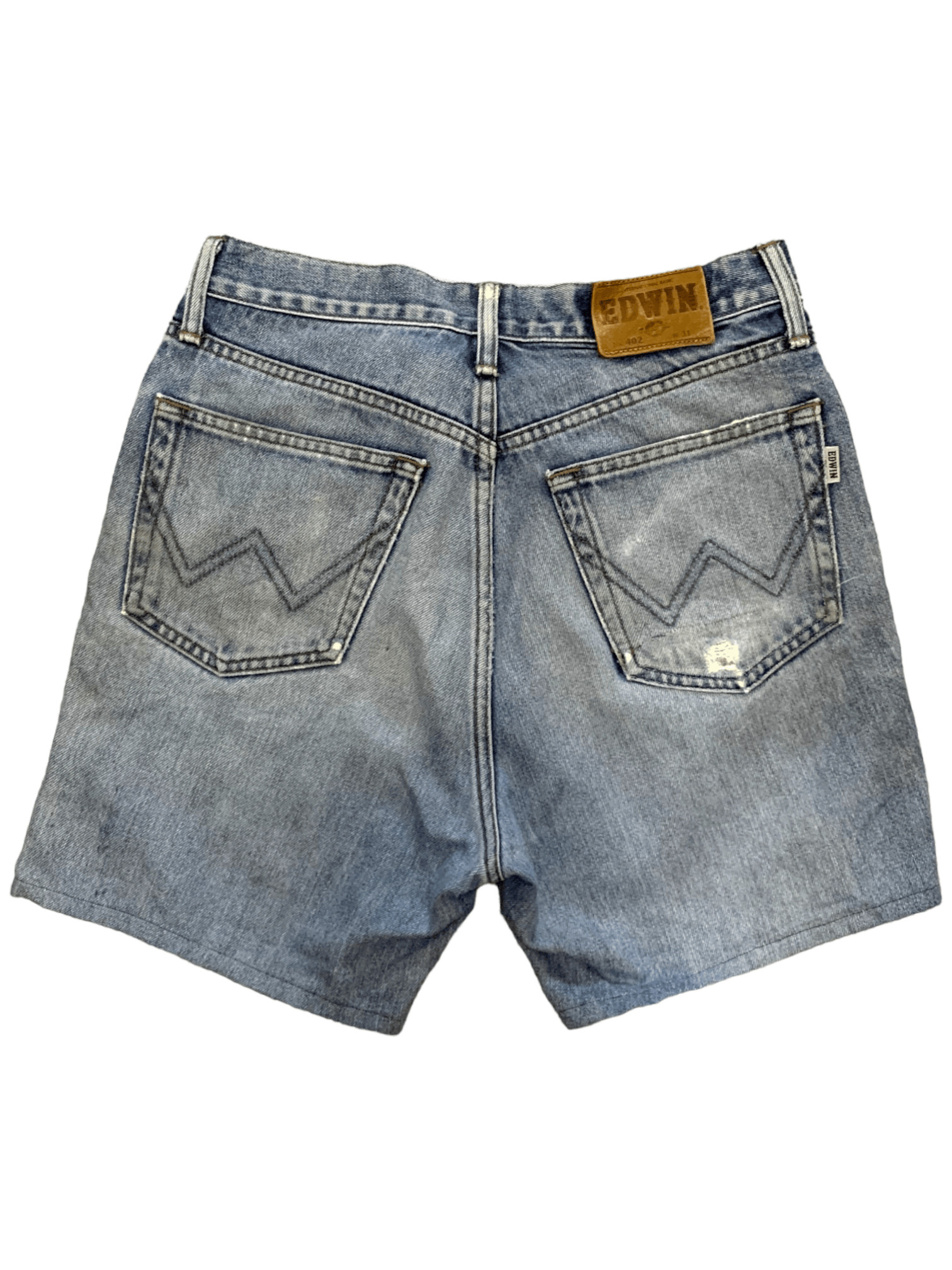Edwin Vintage Edwin Japan Grunge Style Distressed Jean Shorts Size US 28 / EU 44 - 2 Thumbnail