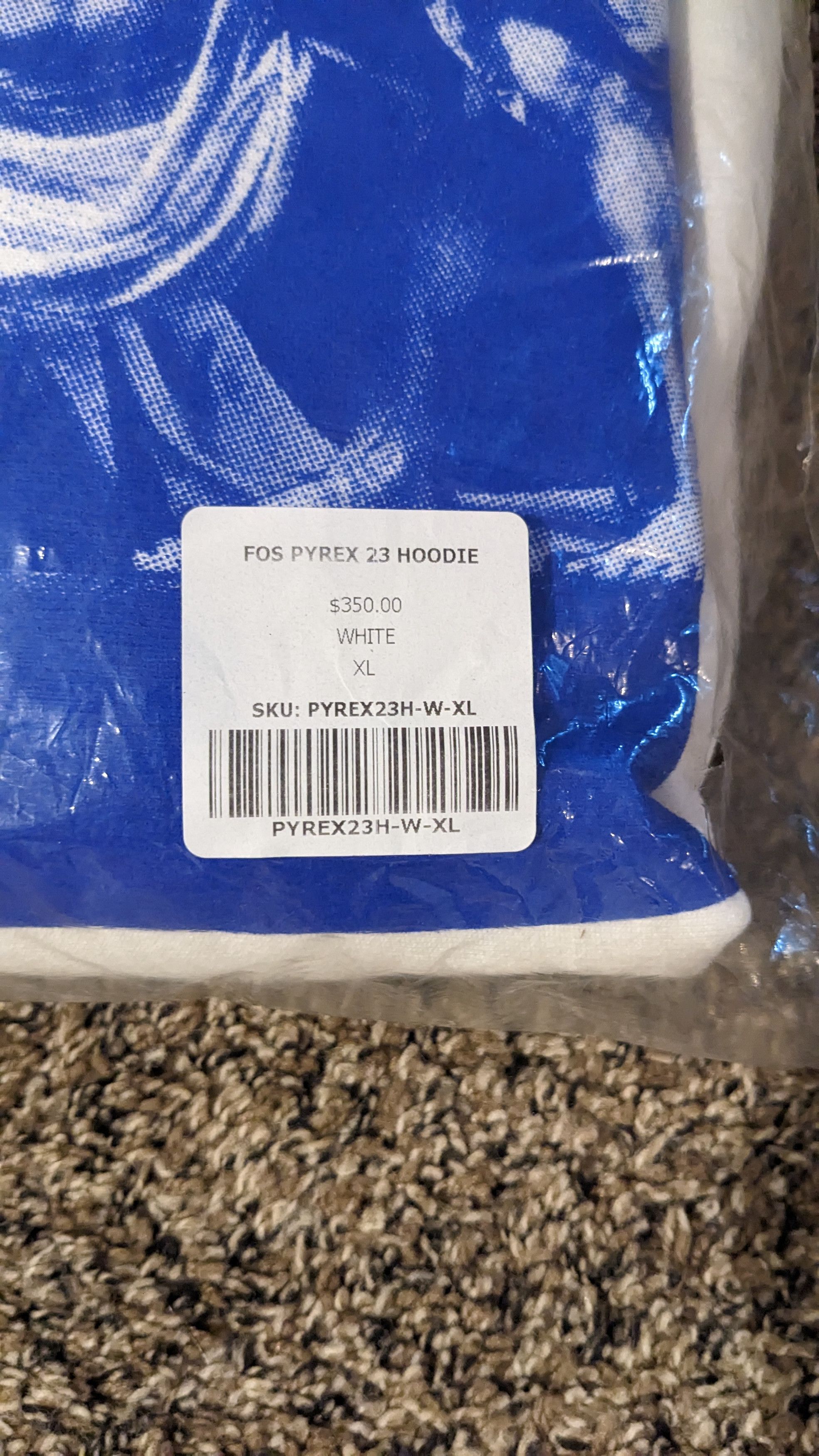 Virgil Abloh ICA PYREX 23 HOODIE DSWT Size XL Size US XL / EU 56 / 4 - 4 Thumbnail