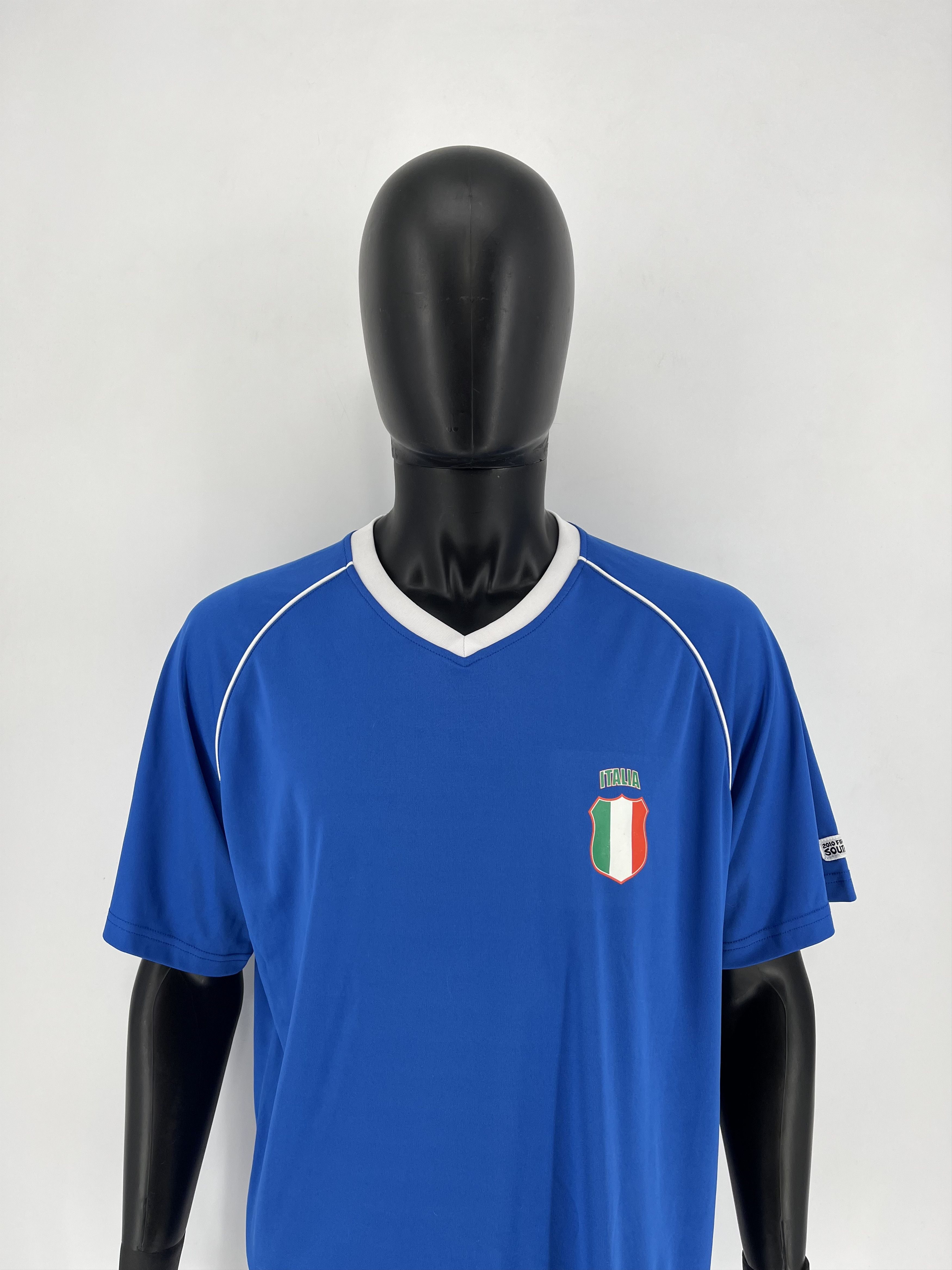 Vintage South Africa Fifa World Cup Soccer Tee 2010 ITALIA Size US XL / EU 56 / 4 - 1 Thumbnail
