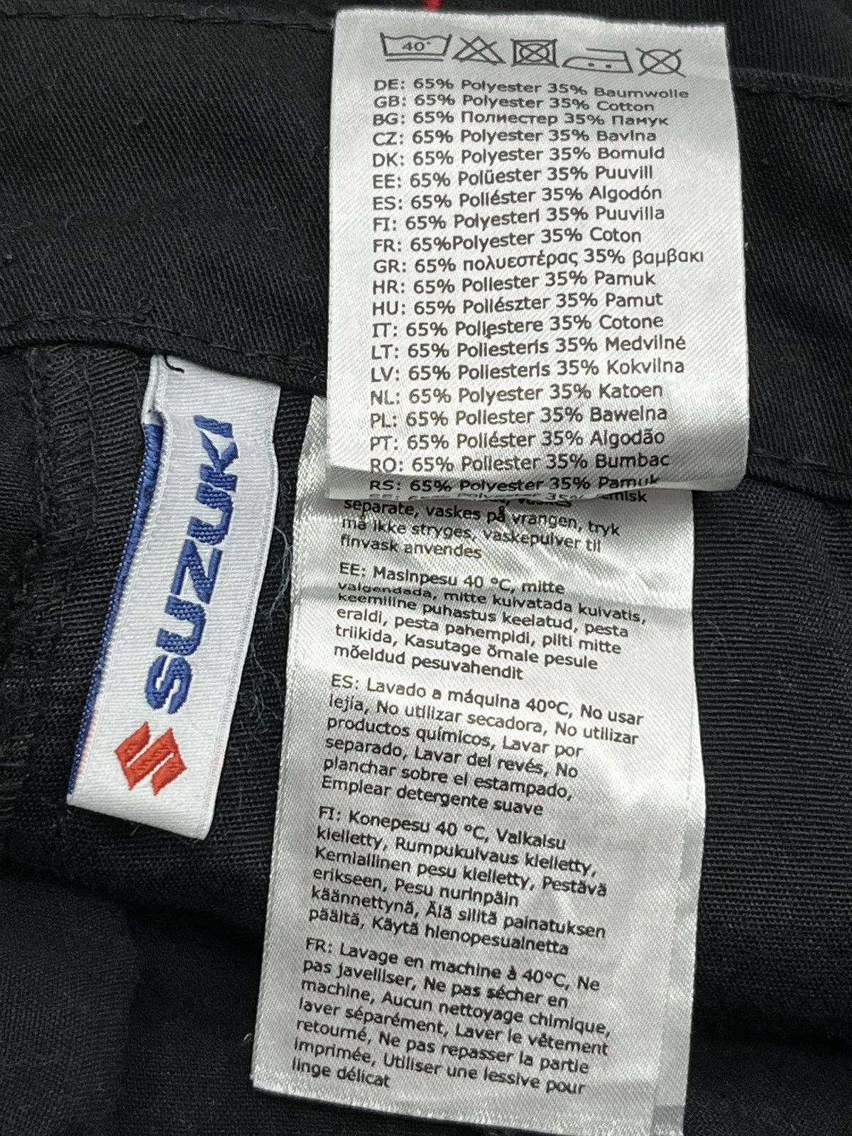 ICON Motorsports 🔥GERMANY TEAM SUZUKI RACING COLLECTION Cropped Cargo Pants Size US 31 - 13 Thumbnail