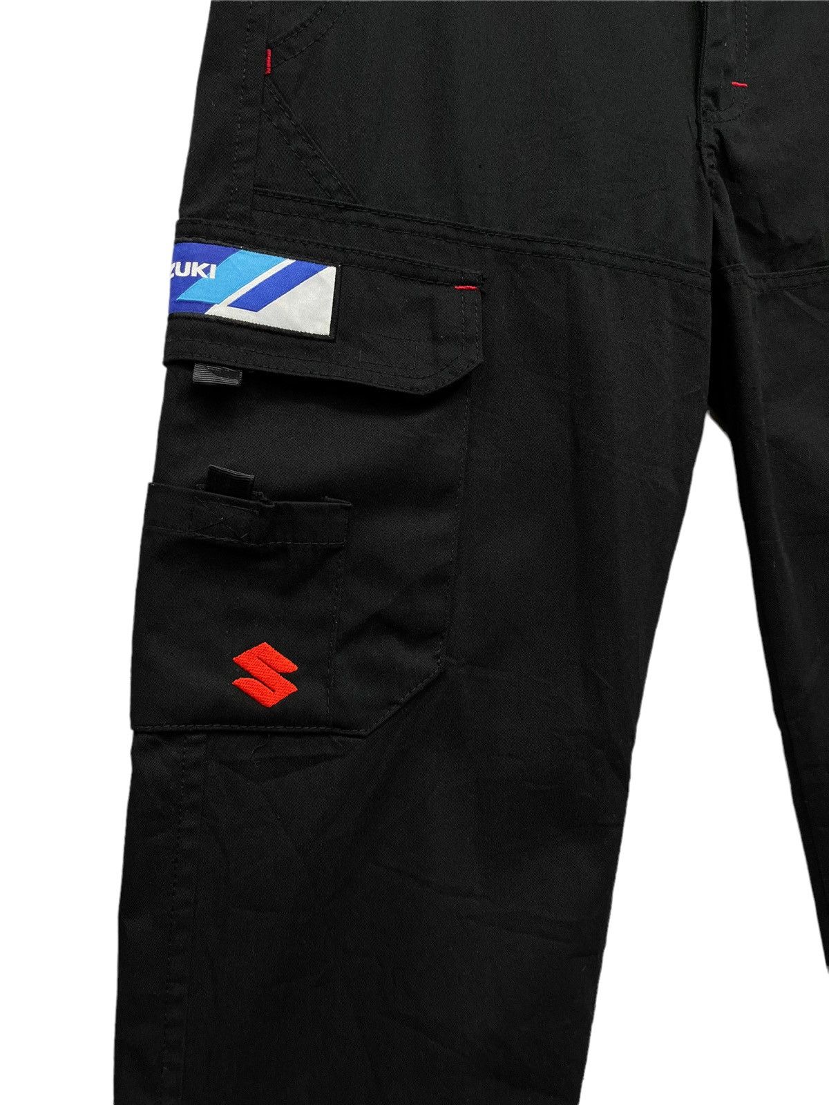 ICON Motorsports 🔥GERMANY TEAM SUZUKI RACING COLLECTION Cropped Cargo Pants Size US 31 - 3 Thumbnail