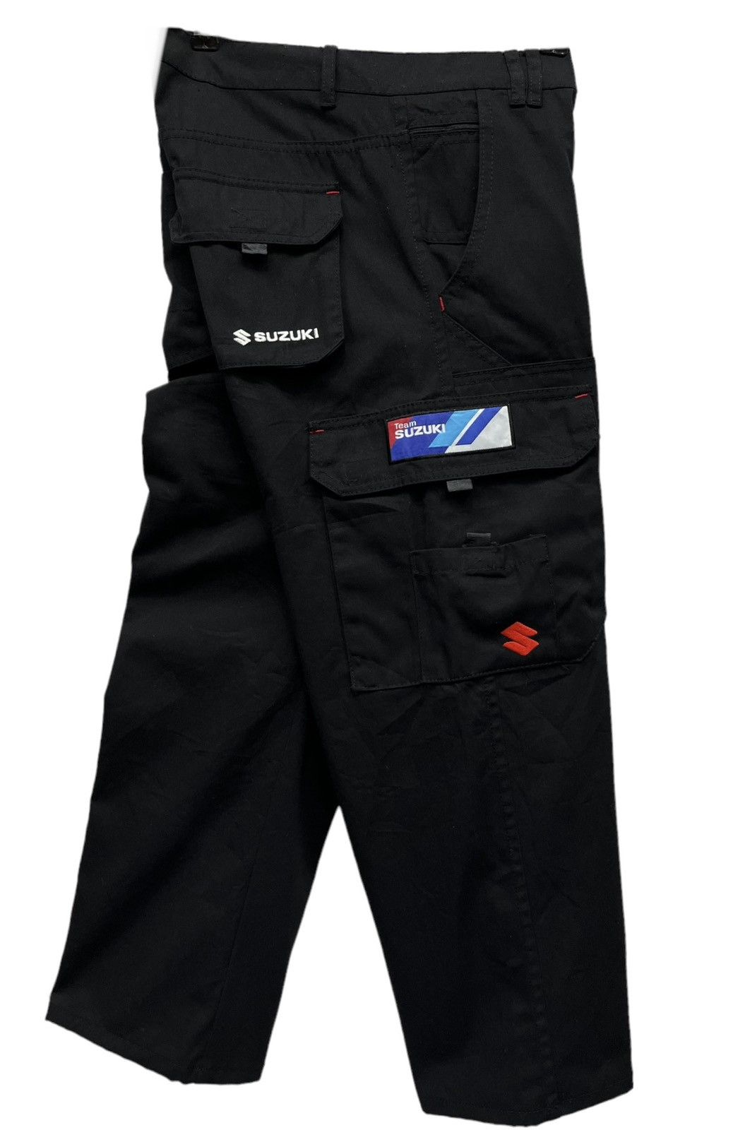 ICON Motorsports 🔥GERMANY TEAM SUZUKI RACING COLLECTION Cropped Cargo Pants Size US 31 - 2 Thumbnail