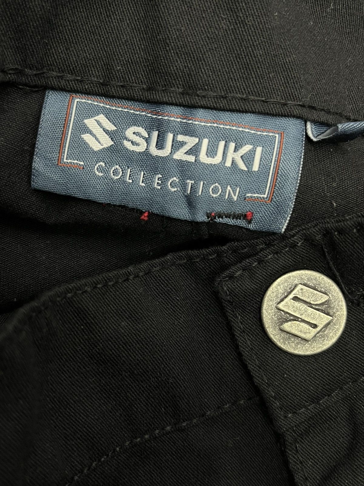 ICON Motorsports 🔥GERMANY TEAM SUZUKI RACING COLLECTION Cropped Cargo Pants Size US 31 - 10 Thumbnail