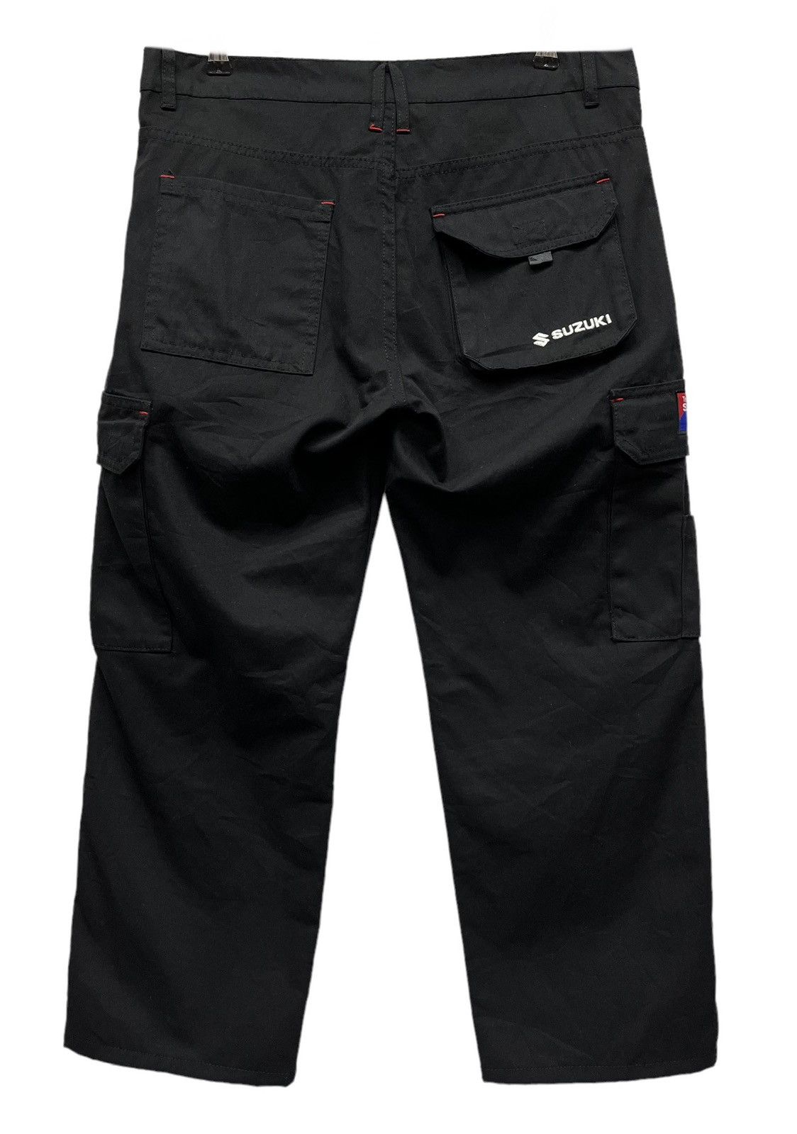 ICON Motorsports 🔥GERMANY TEAM SUZUKI RACING COLLECTION Cropped Cargo Pants Size US 31 - 7 Thumbnail