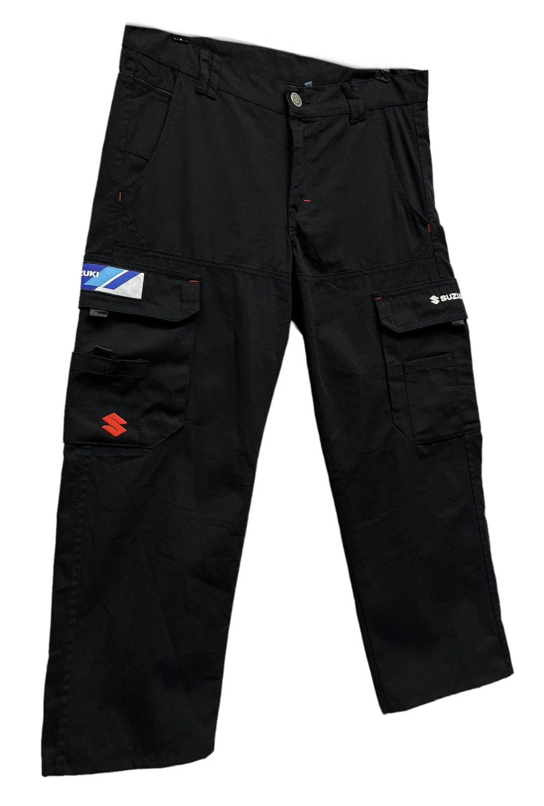 ICON Motorsports 🔥GERMANY TEAM SUZUKI RACING COLLECTION Cropped Cargo Pants Size US 31 - 4 Thumbnail