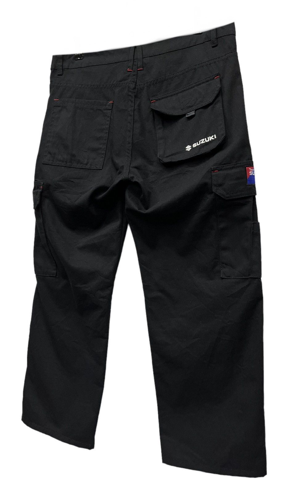 ICON Motorsports 🔥GERMANY TEAM SUZUKI RACING COLLECTION Cropped Cargo Pants Size US 31 - 8 Thumbnail