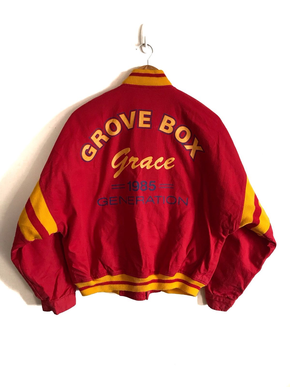 Japanese Brand × Vintage Vintage 1985 Generation Brand Grove Box Bomber Jacket Size US M / EU 48-50 / 2 - 3 Thumbnail