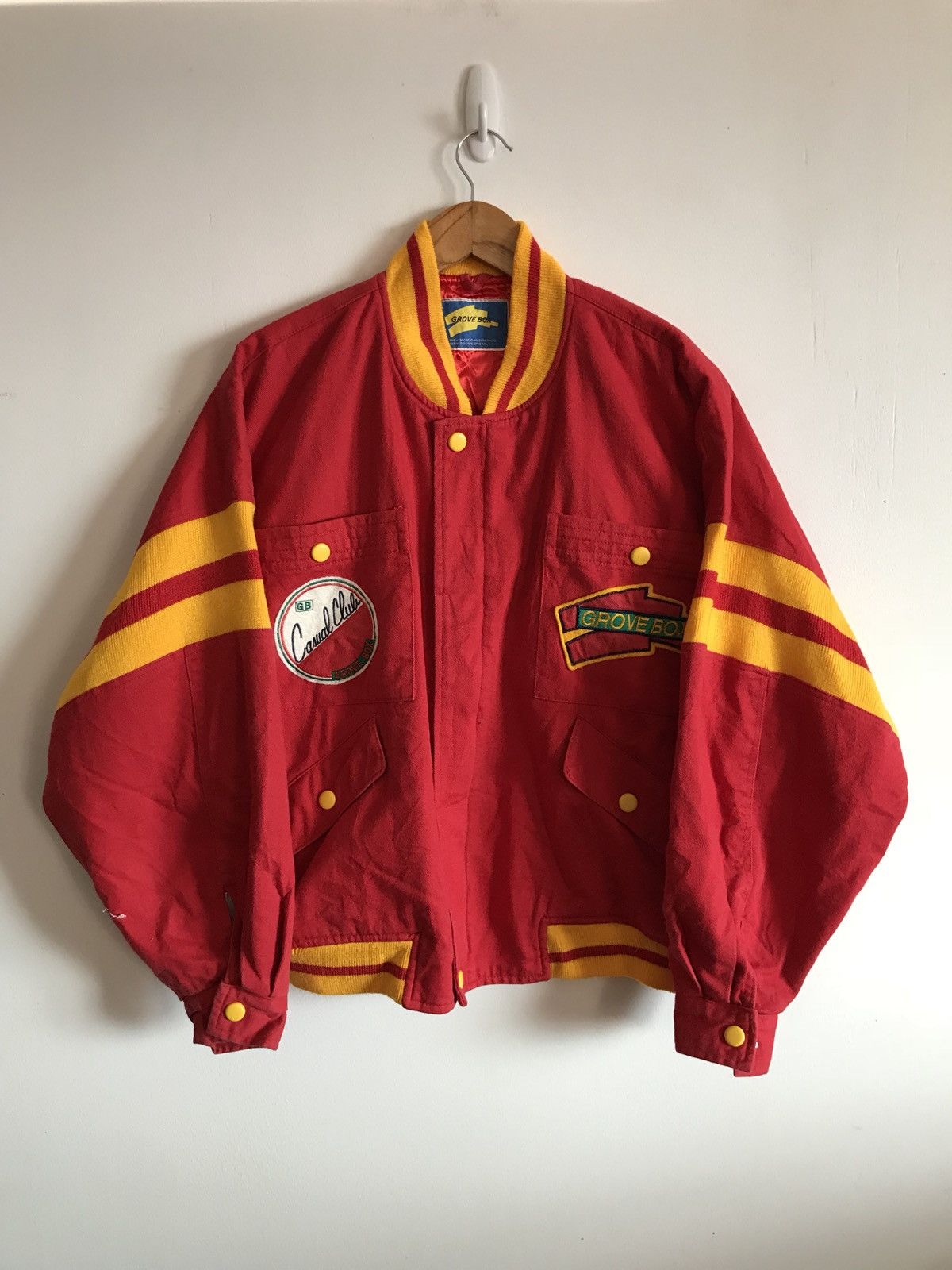 Japanese Brand × Vintage Vintage 1985 Generation Brand Grove Box Bomber Jacket Size US M / EU 48-50 / 2 - 1 Thumbnail