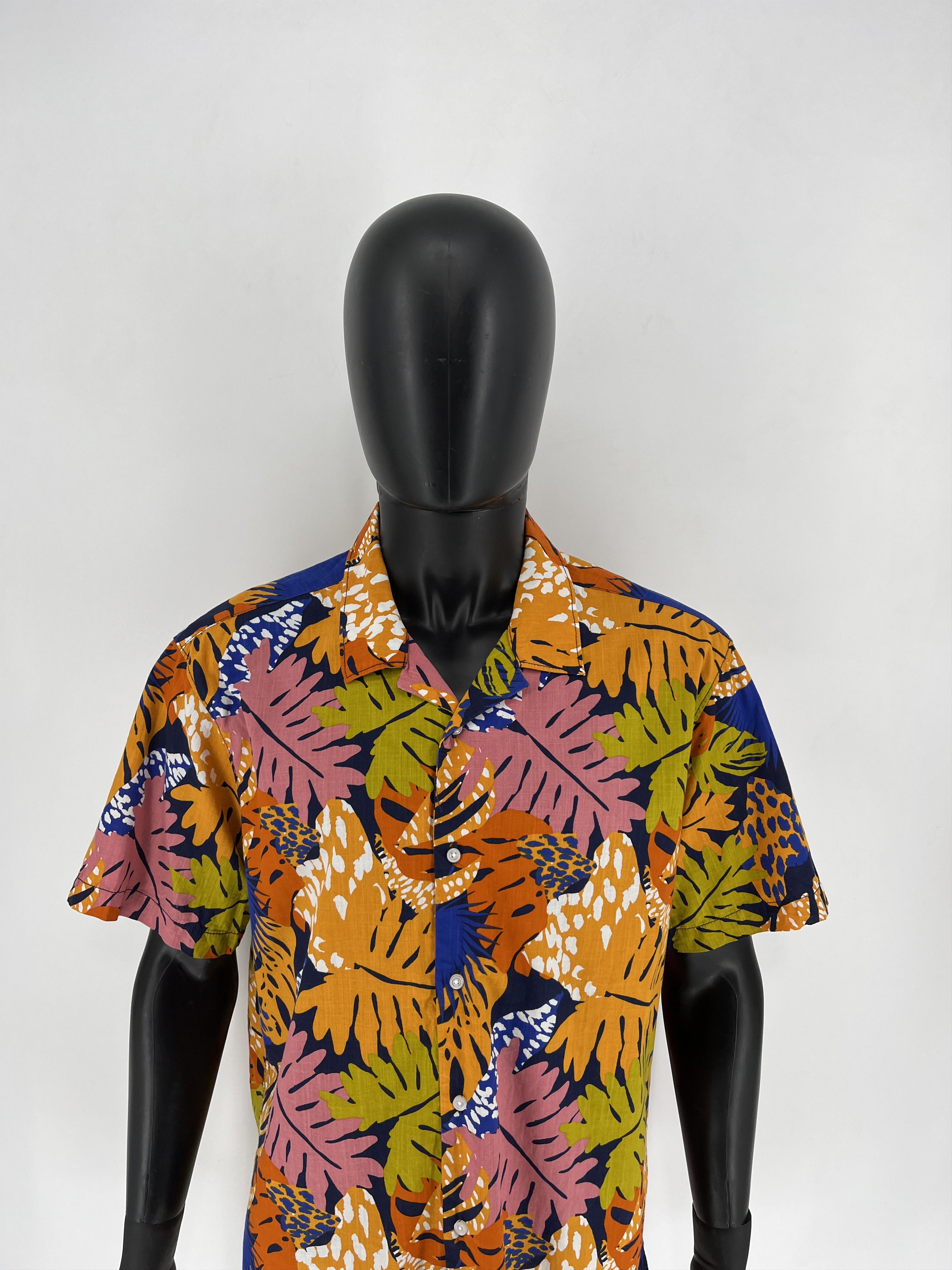 Vintage Vintage Hawaiian Company Flower Silk Shirt Size US XL / EU 56 / 4 - 5 Thumbnail