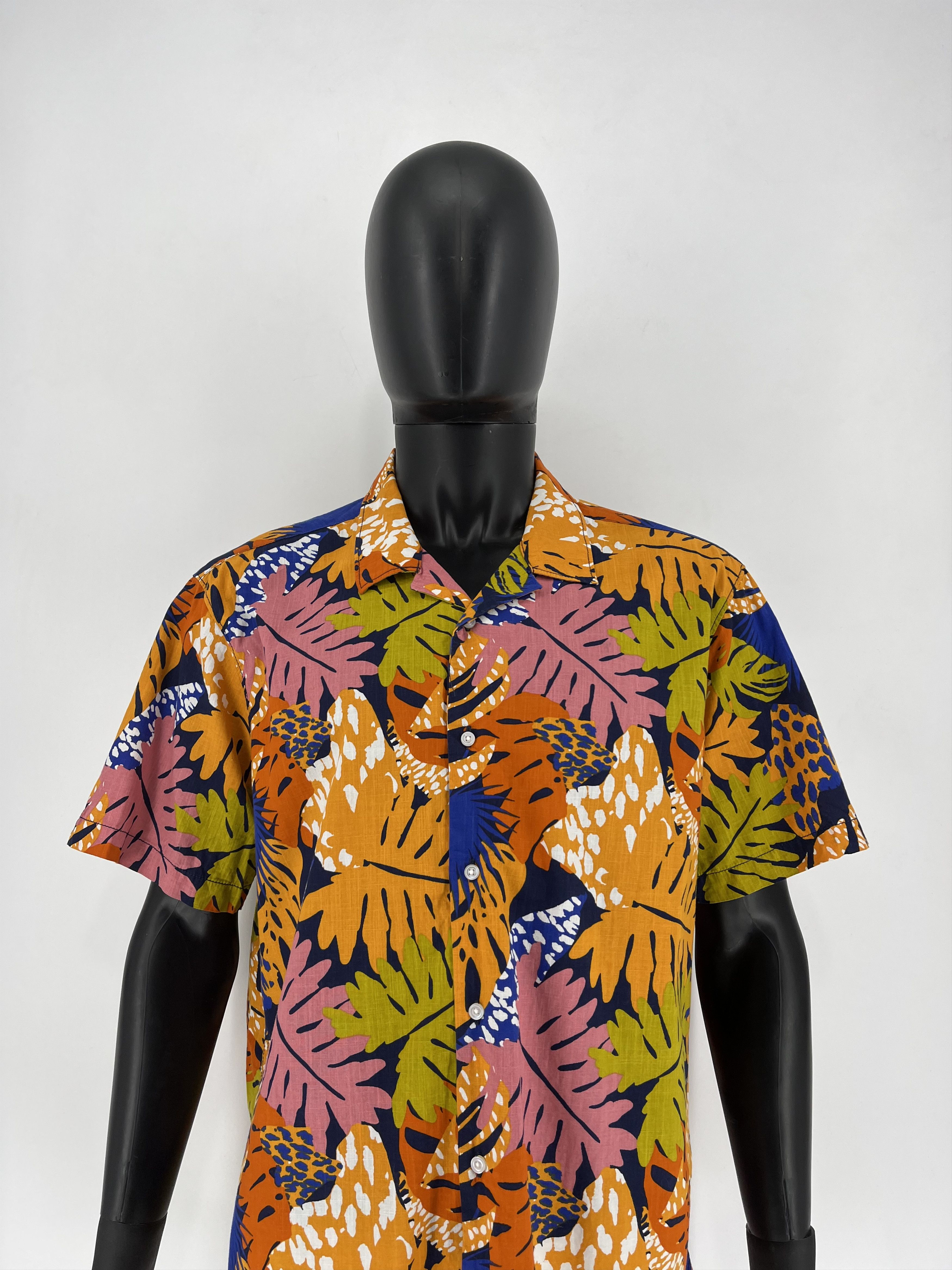 Vintage Vintage Hawaiian Company Flower Silk Shirt Size US XL / EU 56 / 4 - 6 Thumbnail