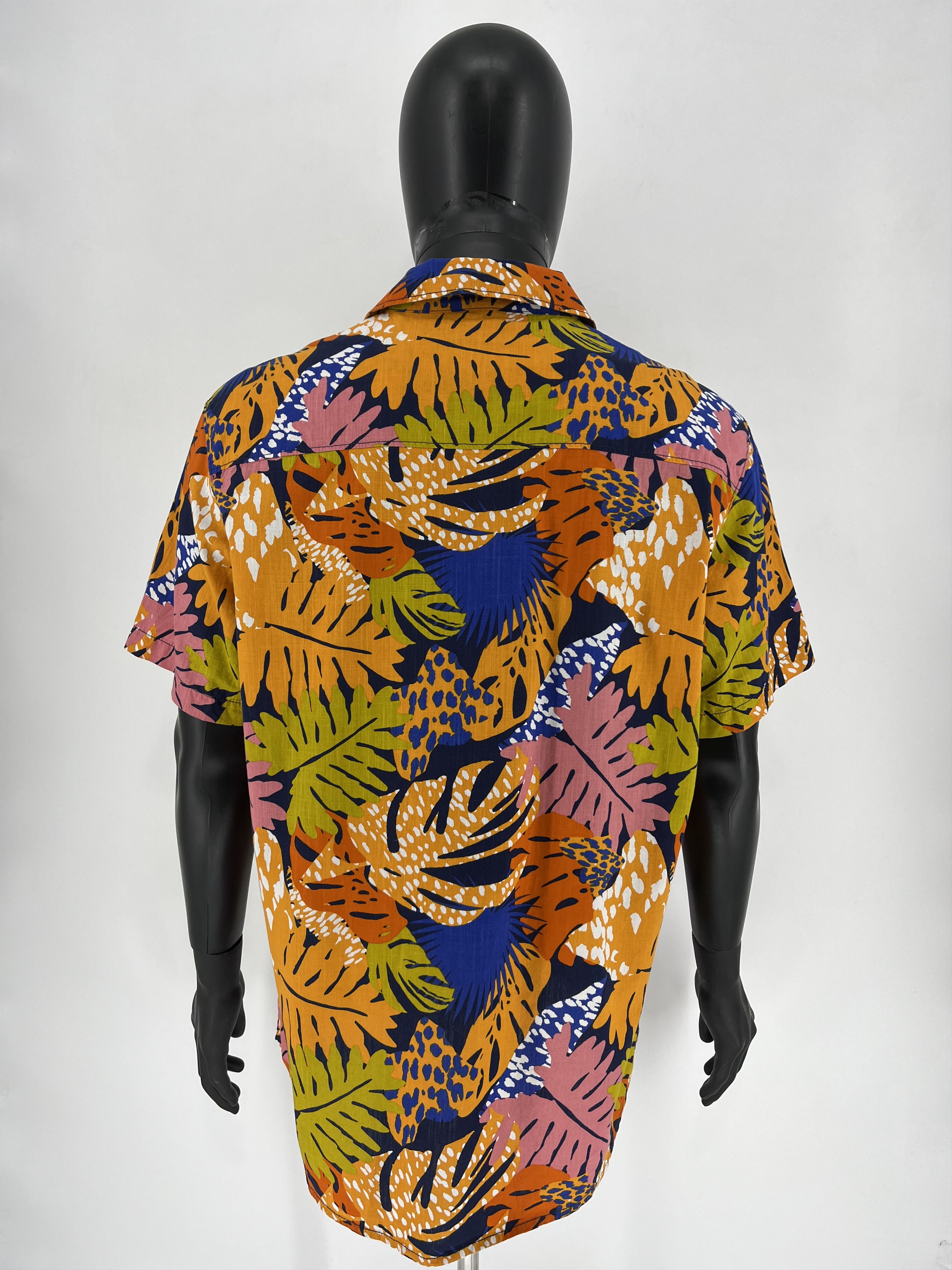 Vintage Vintage Hawaiian Company Flower Silk Shirt Size US XL / EU 56 / 4 - 8 Thumbnail