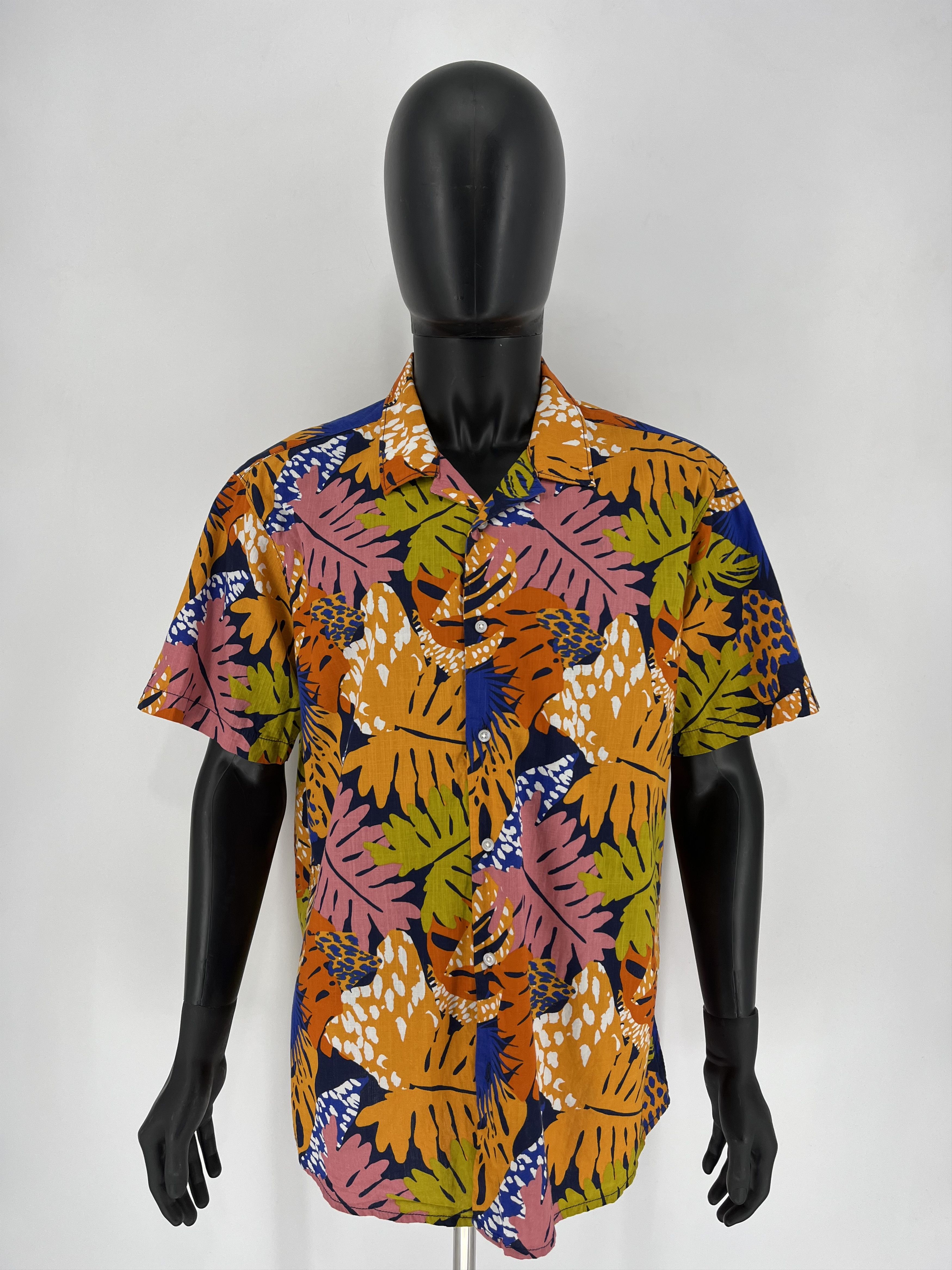Vintage Vintage Hawaiian Company Flower Silk Shirt Size US XL / EU 56 / 4 - 7 Thumbnail