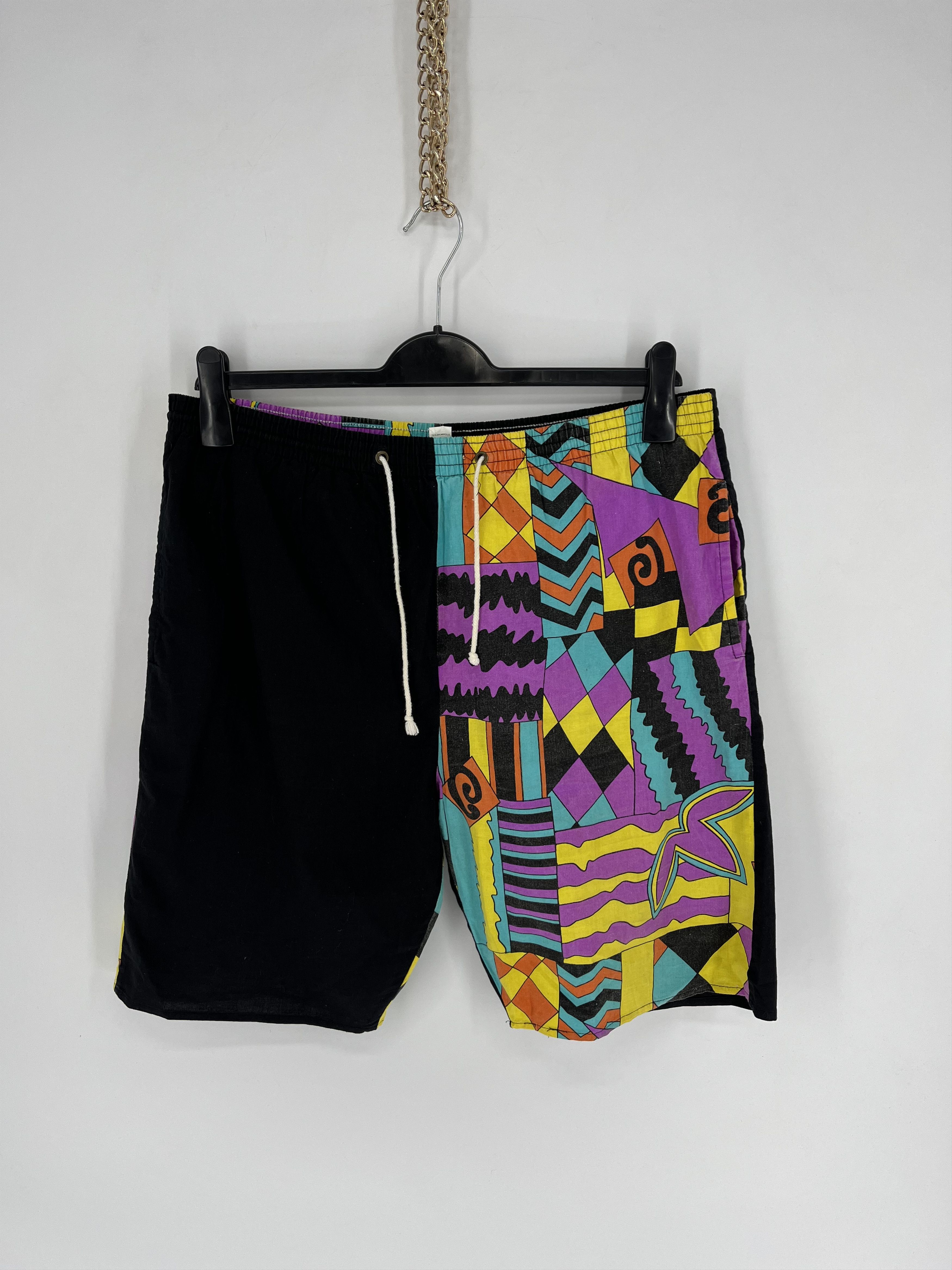 Vintage Vintage Y2K Art Streetwear Hawaiian Shorts Fashion Grailed Size US 36 / EU 52 - 2 Thumbnail