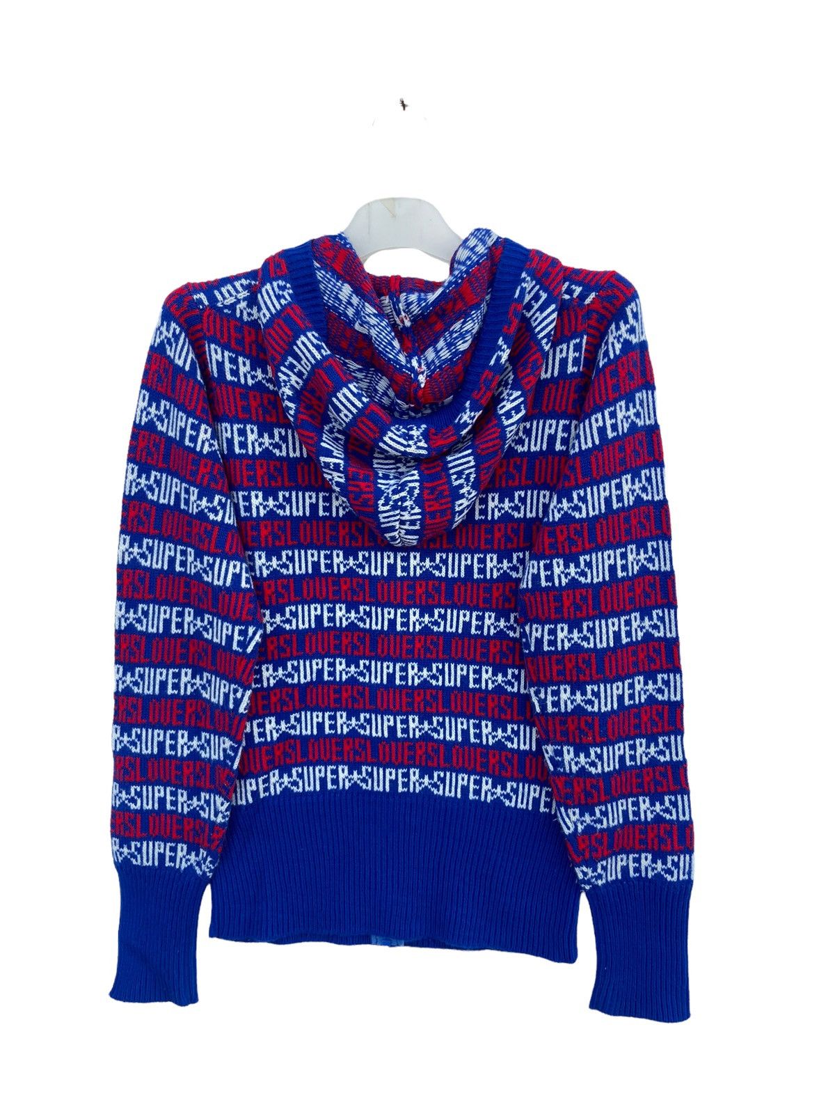 Designer × Japanese Brand Superlovers Knitted Spellout Hoodie Size US M / EU 48-50 / 2 - 2 Thumbnail