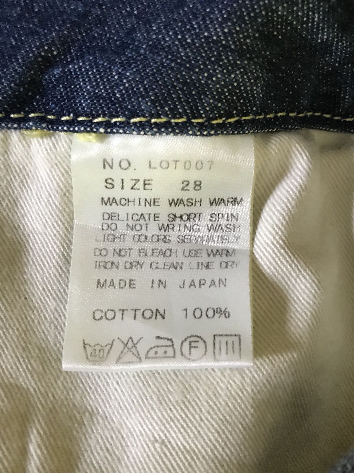 Japanese Brand Japanese Brand Yen Jeans Drawstring Denim Made In Japan Size US 32 / EU 48 - 16 Thumbnail