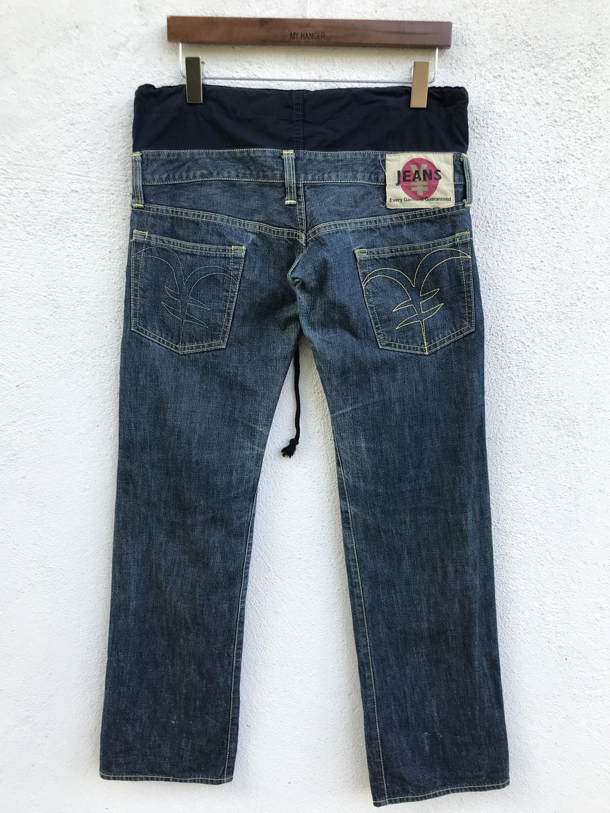 Japanese Brand Yen Jeans Drawstring Denim Made In Japan
