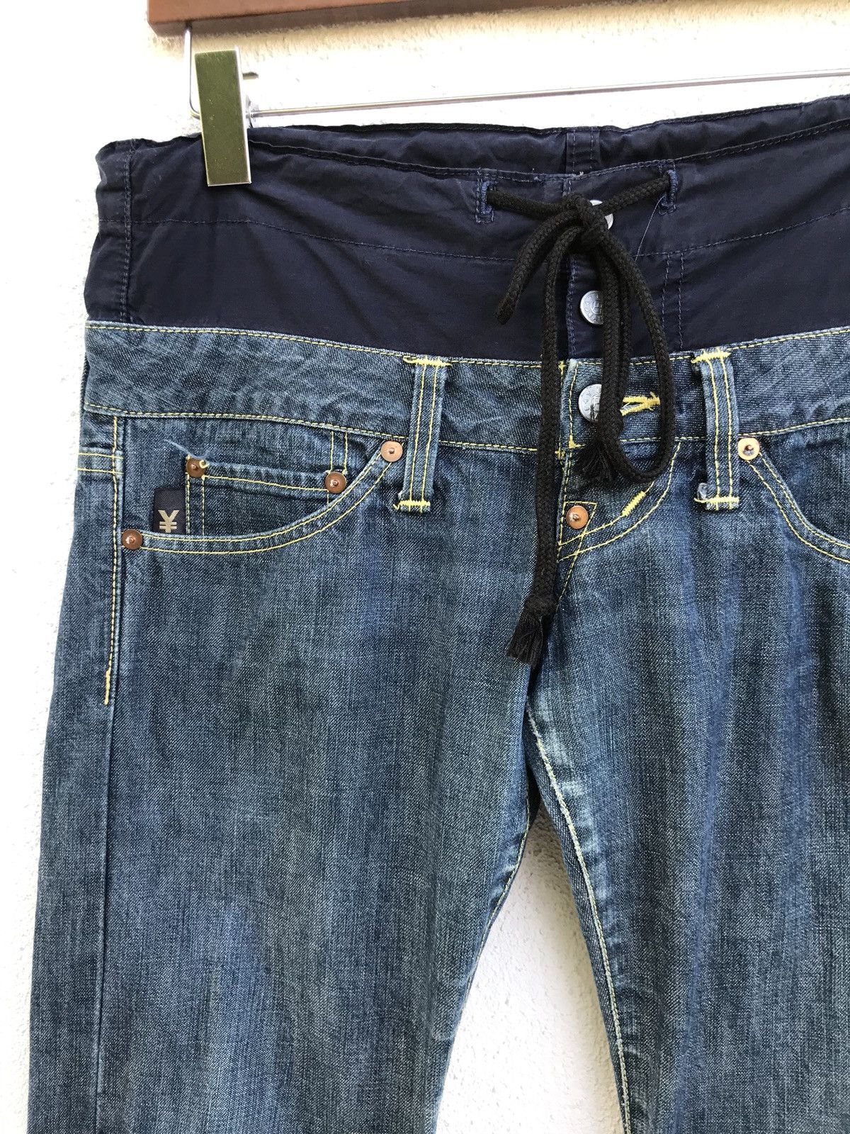 Japanese Brand Japanese Brand Yen Jeans Drawstring Denim Made In Japan Size US 32 / EU 48 - 2 Thumbnail