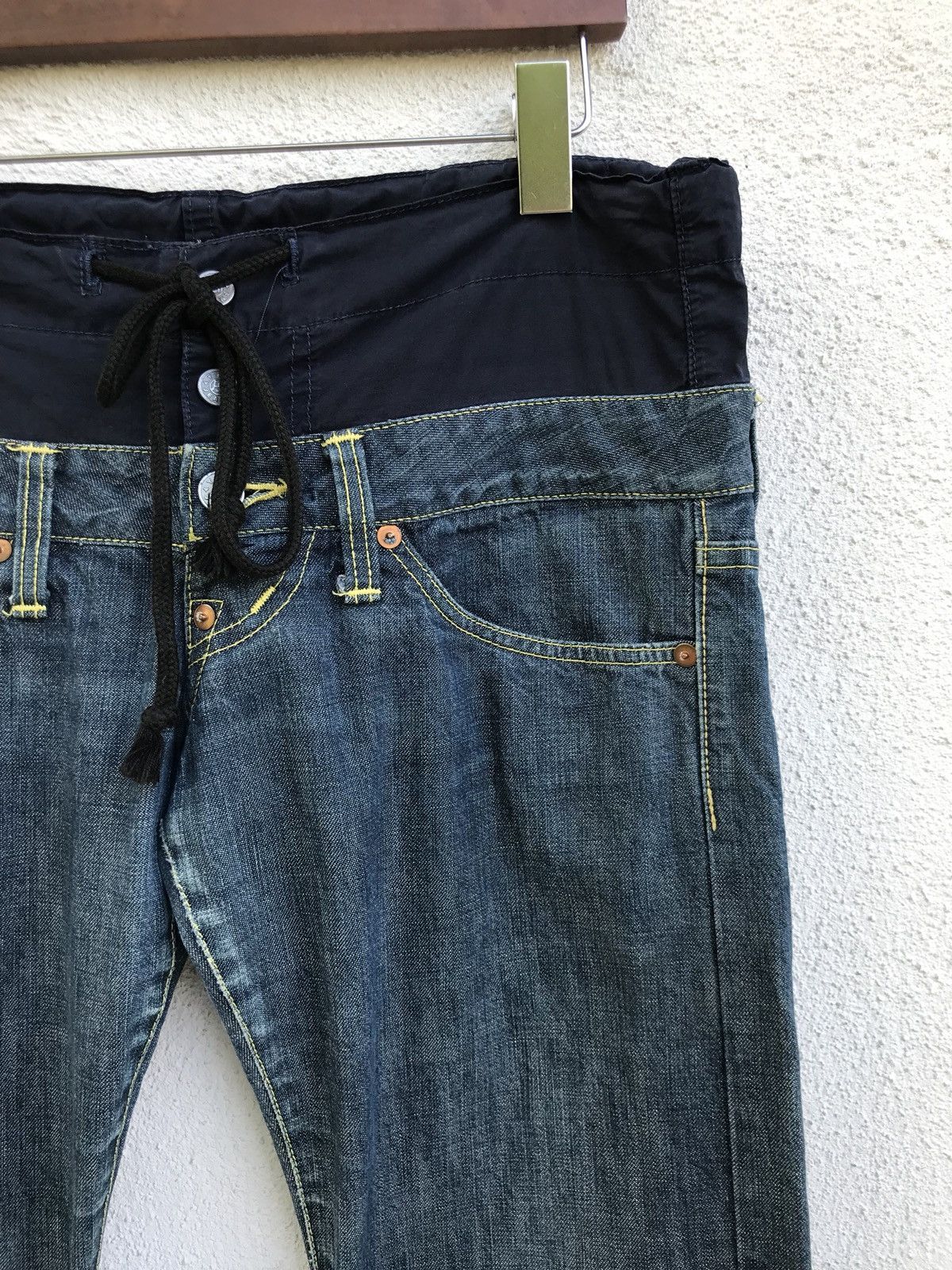 Japanese Brand Japanese Brand Yen Jeans Drawstring Denim Made In Japan Size US 32 / EU 48 - 6 Thumbnail