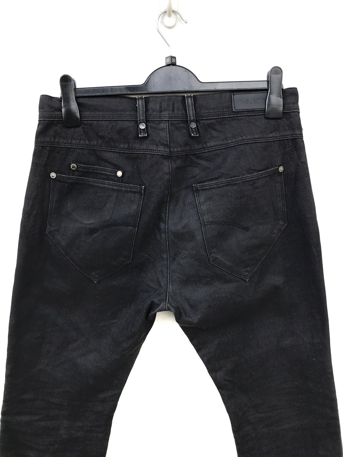 Neil Barrett Neil Barrett Made in Italy Black Bikers Jeans Size US 31 - 3 Thumbnail