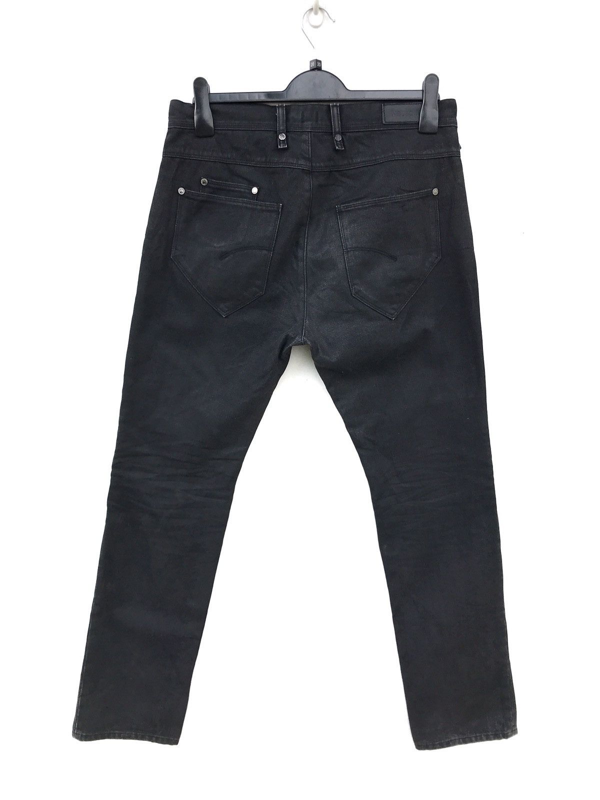 Neil Barrett Neil Barrett Made in Italy Black Bikers Jeans Size US 31 - 2 Thumbnail