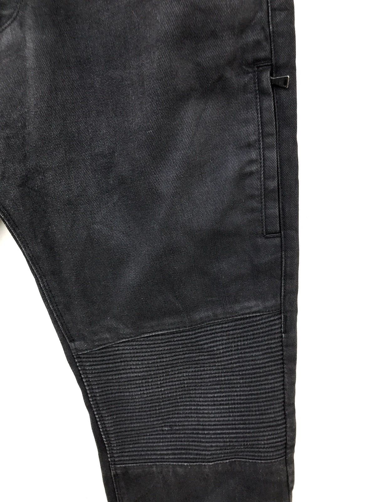 Neil Barrett Neil Barrett Made in Italy Black Bikers Jeans Size US 31 - 7 Thumbnail