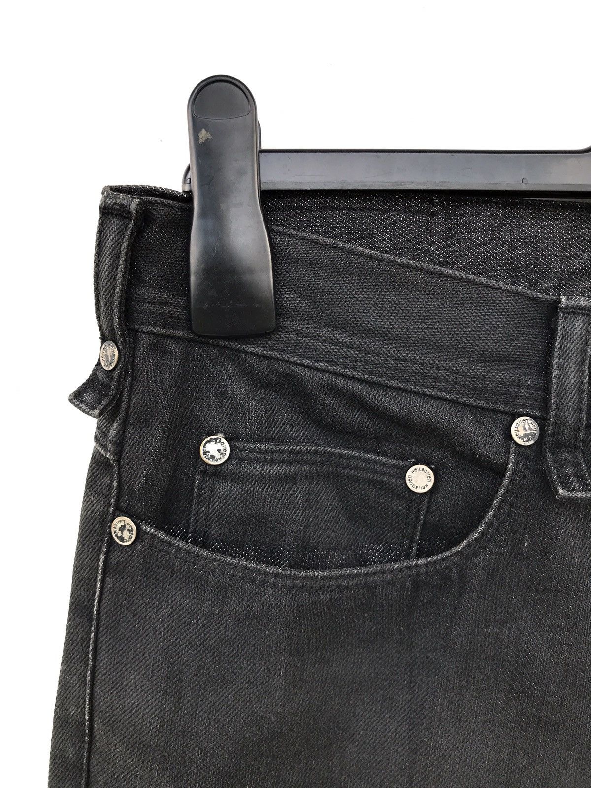 Neil Barrett Neil Barrett Made in Italy Black Bikers Jeans Size US 31 - 10 Thumbnail