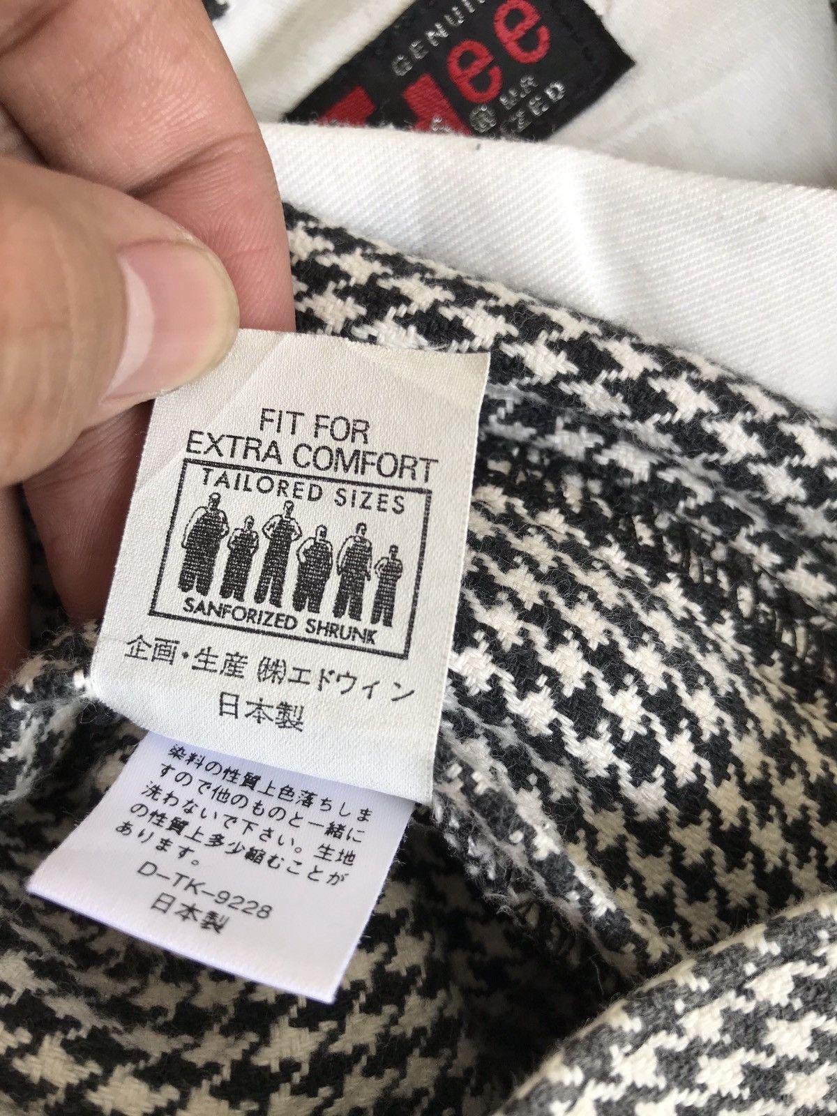 Lee Vintage LEE Sanforized Houndstooth Jeans Straight Cut Size US 26 / EU 42 - 12 Thumbnail