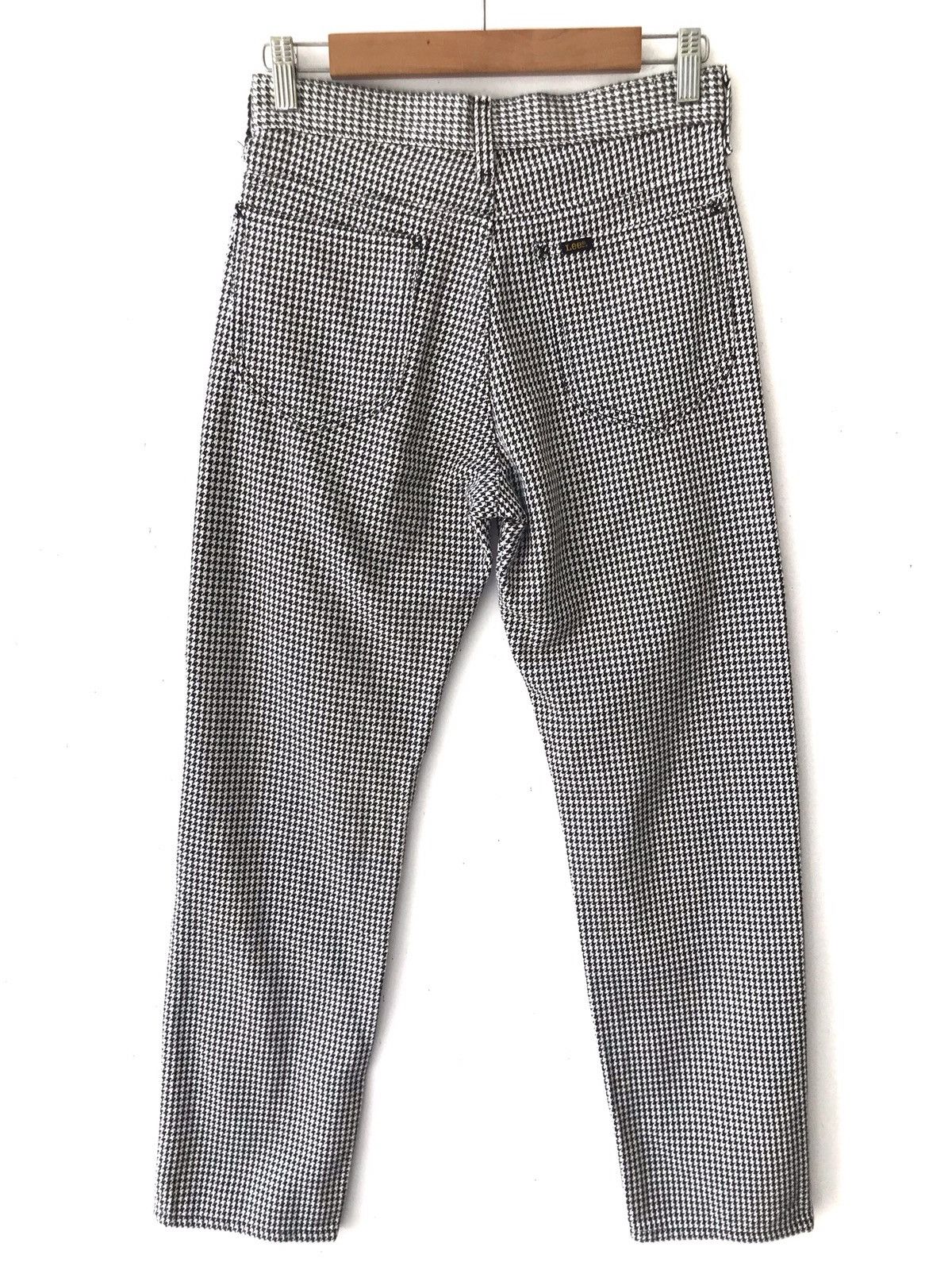 Lee Vintage LEE Sanforized Houndstooth Jeans Straight Cut Size US 26 / EU 42 - 2 Thumbnail