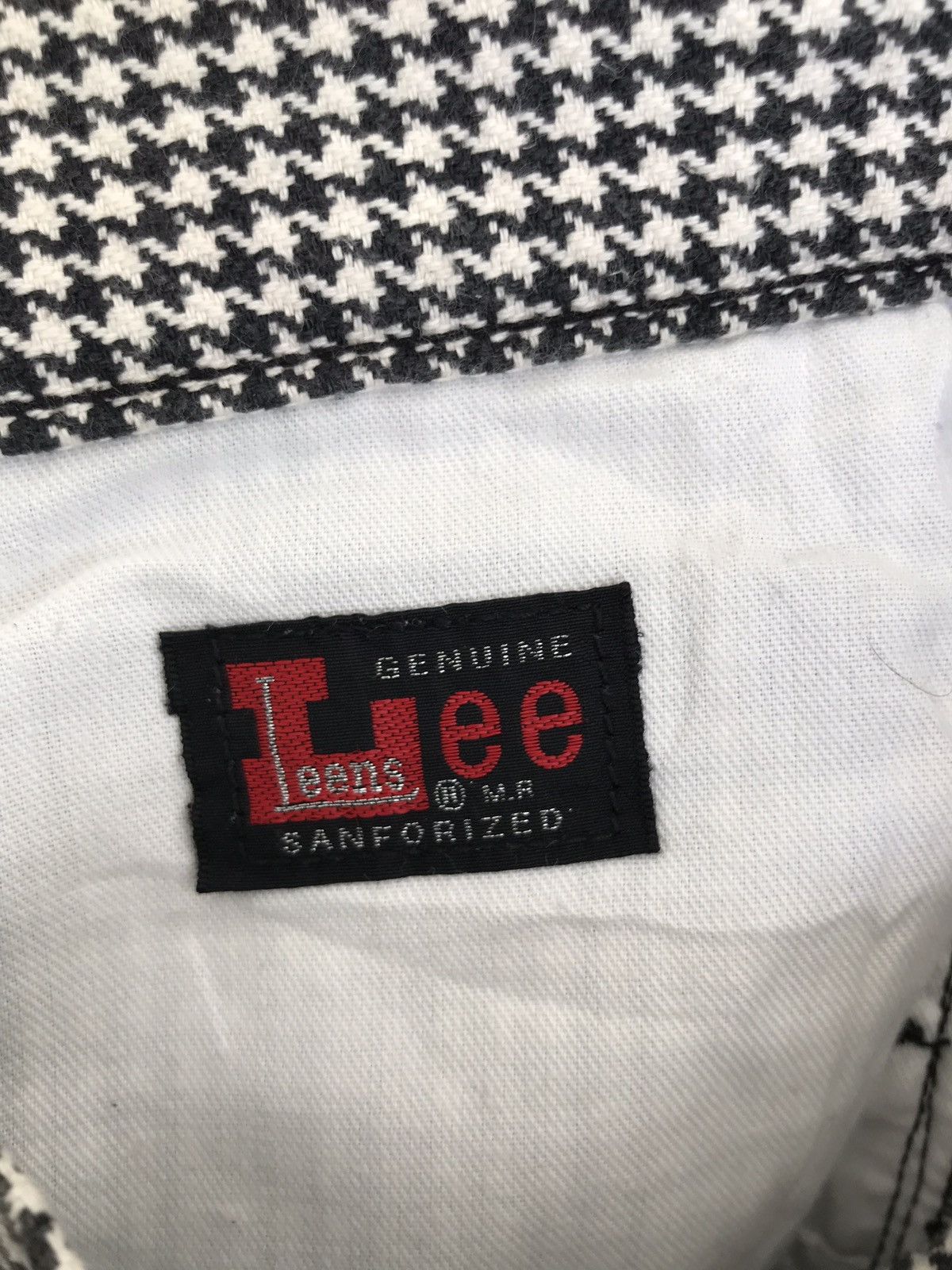 Lee Vintage LEE Sanforized Houndstooth Jeans Straight Cut Size US 26 / EU 42 - 11 Thumbnail