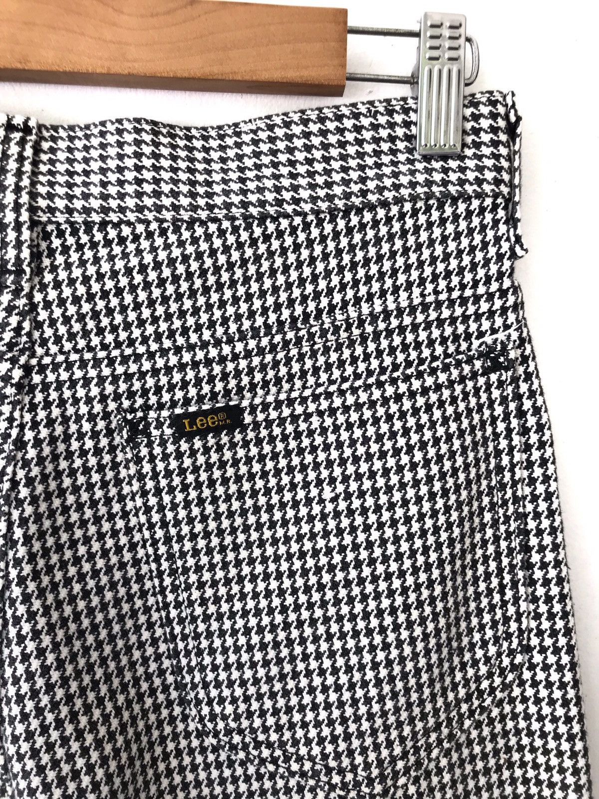 Lee Vintage LEE Sanforized Houndstooth Jeans Straight Cut Size US 26 / EU 42 - 5 Thumbnail