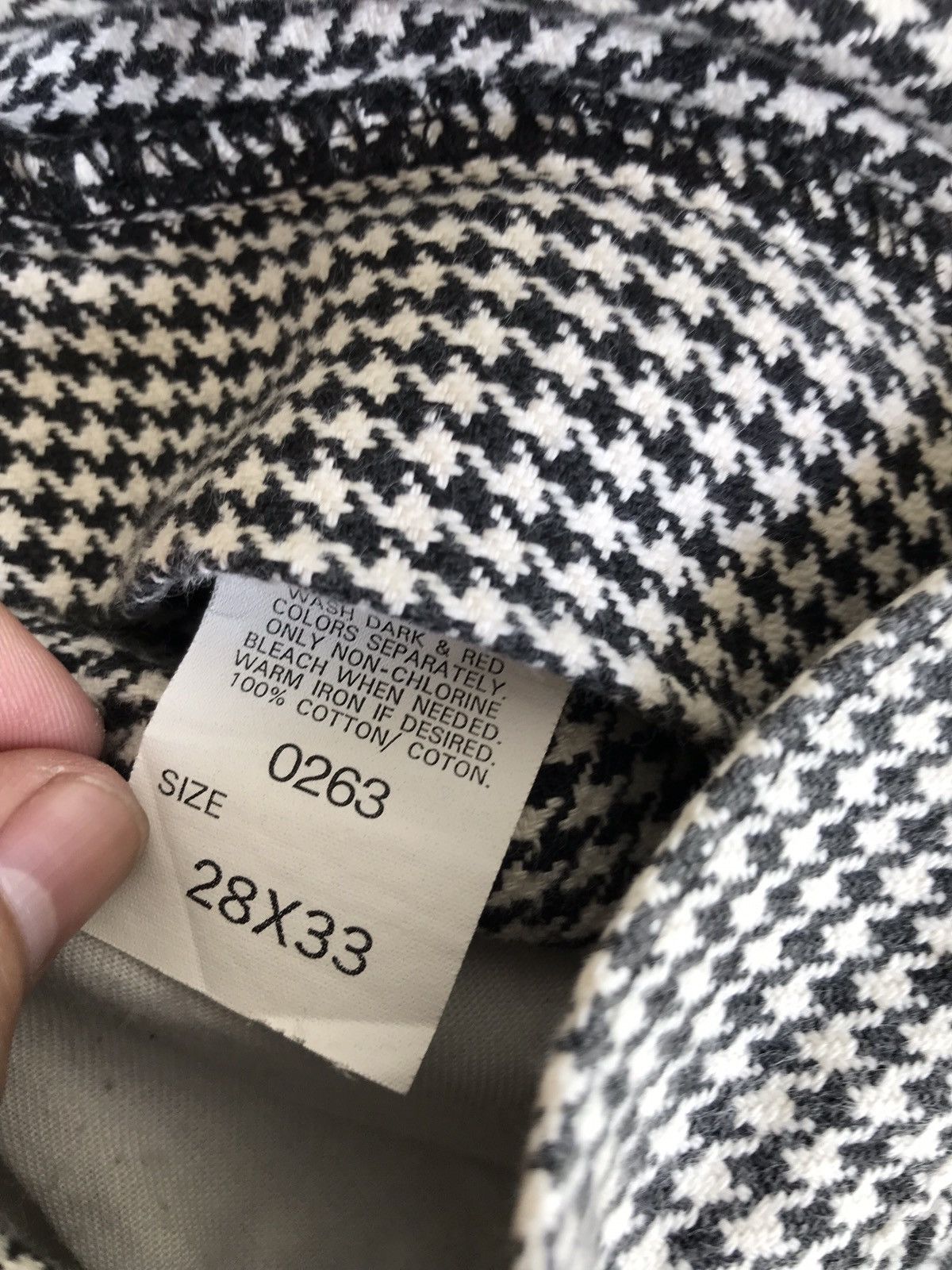 Lee Vintage LEE Sanforized Houndstooth Jeans Straight Cut Size US 26 / EU 42 - 13 Thumbnail