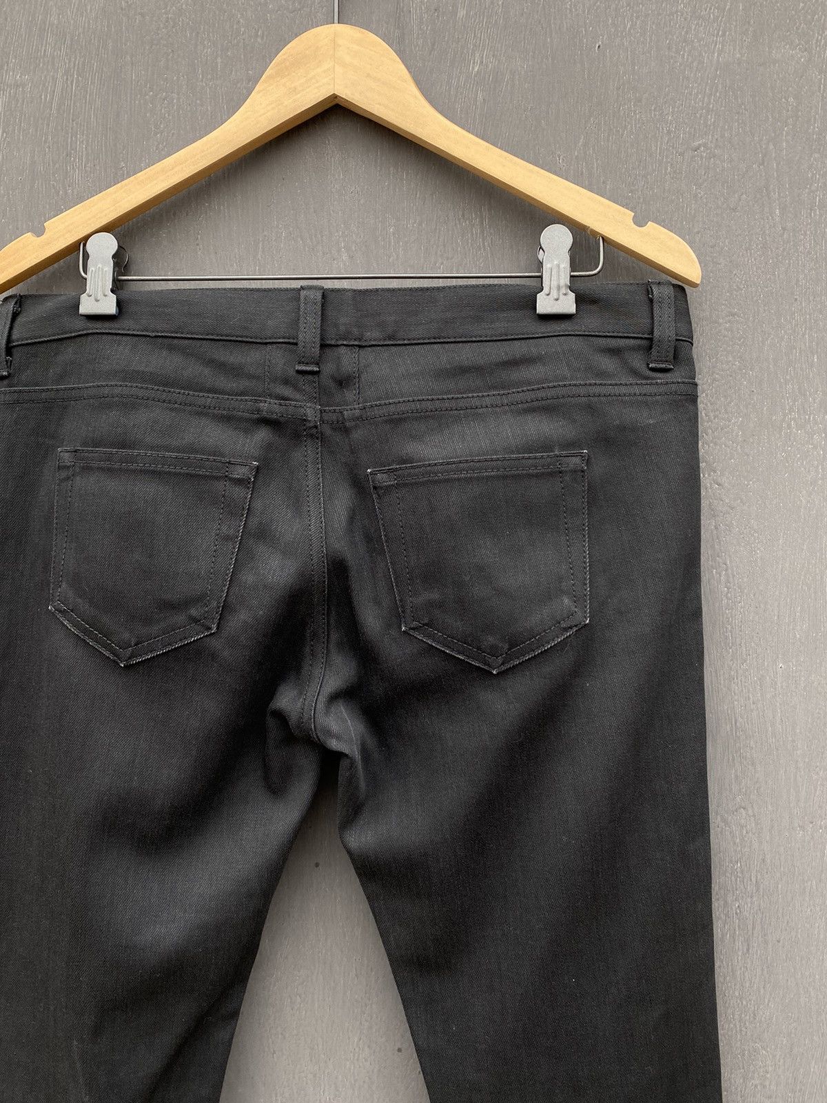 Saint Laurent Paris Saint Laurent black denim D01 W/SK LW size 30 Size 30" / US 8 / IT 44 - 8 Thumbnail