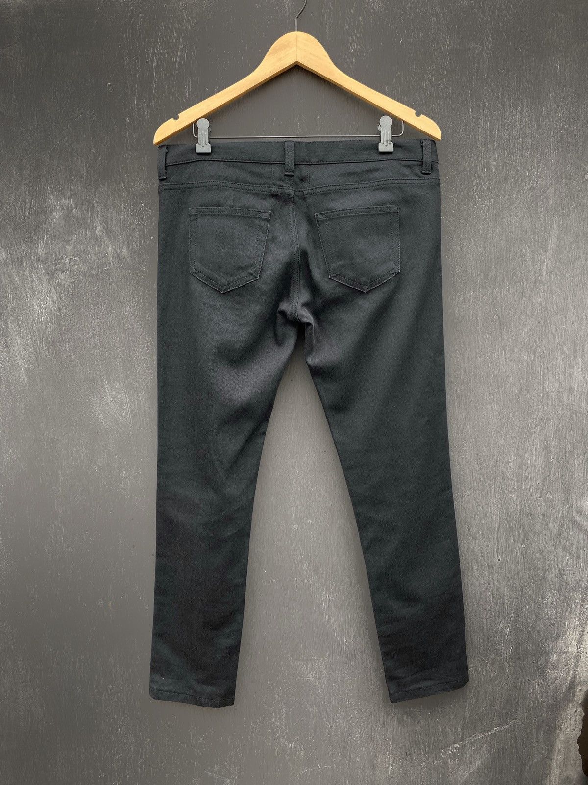 Saint Laurent Paris Saint Laurent black denim D01 W/SK LW size 30 Size 30" / US 8 / IT 44 - 7 Thumbnail