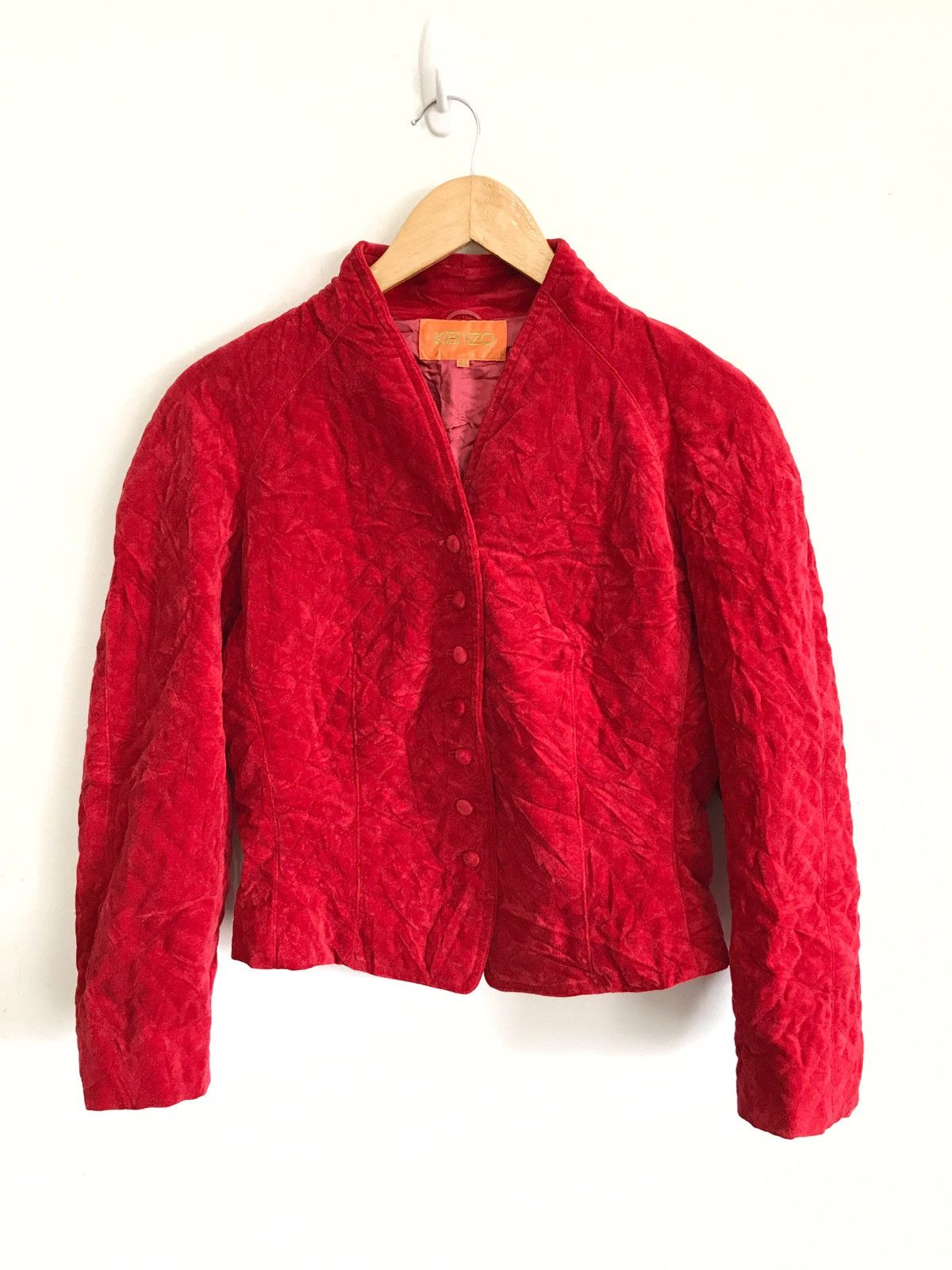 Kenzo × Velvet Kenzo Paris Rev Velvet Jacket Armpit 18.5"x20" Size US M / EU 48-50 / 2 - 1 Thumbnail