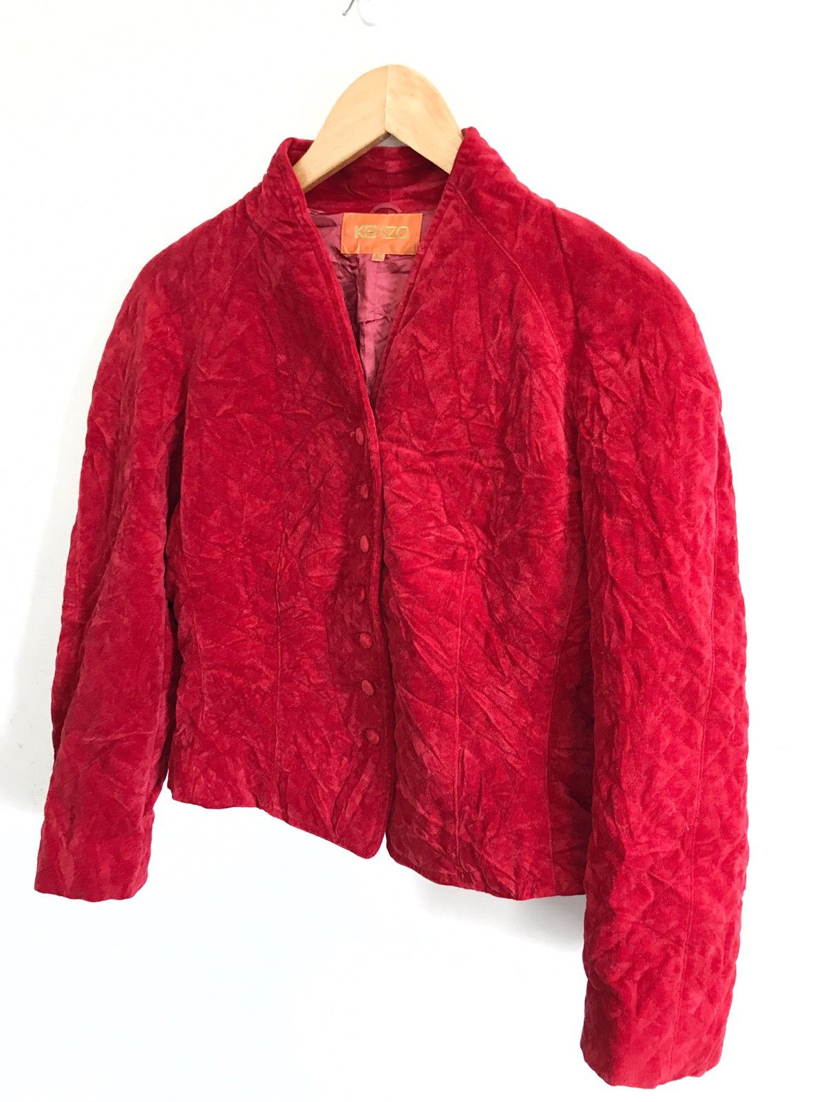 Kenzo × Velvet Kenzo Paris Rev Velvet Jacket Armpit 18.5"x20" Size US M / EU 48-50 / 2 - 3 Thumbnail