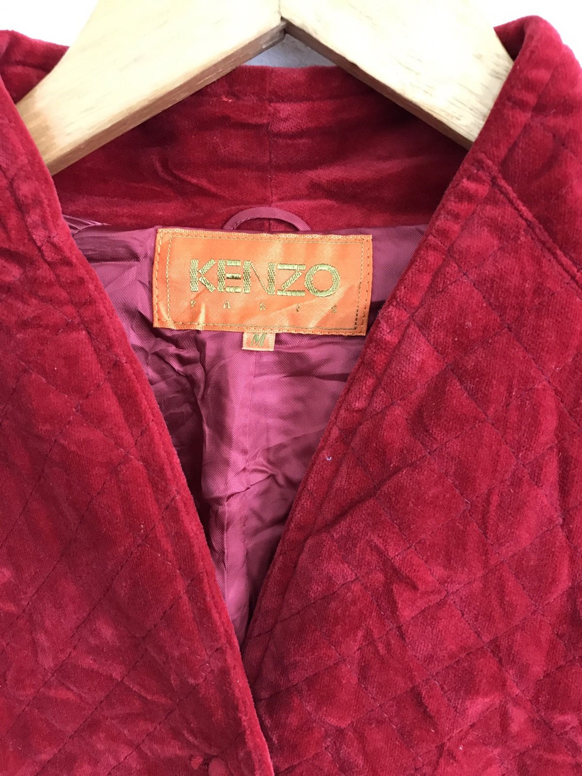 Kenzo × Velvet Kenzo Paris Rev Velvet Jacket Armpit 18.5"x20" Size US M / EU 48-50 / 2 - 4 Thumbnail