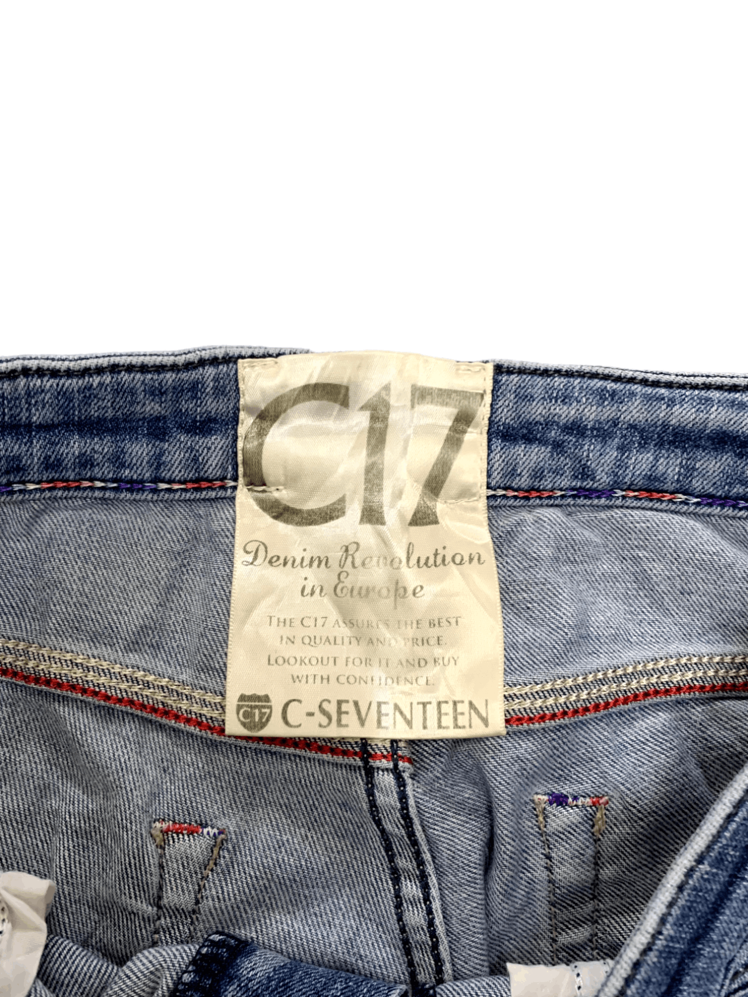 Japanese Brand SALES🔥Vintage Japanese Brand Blue Wash Distressed Jeans Size 26" / US 2 / IT 38 - 3 Thumbnail