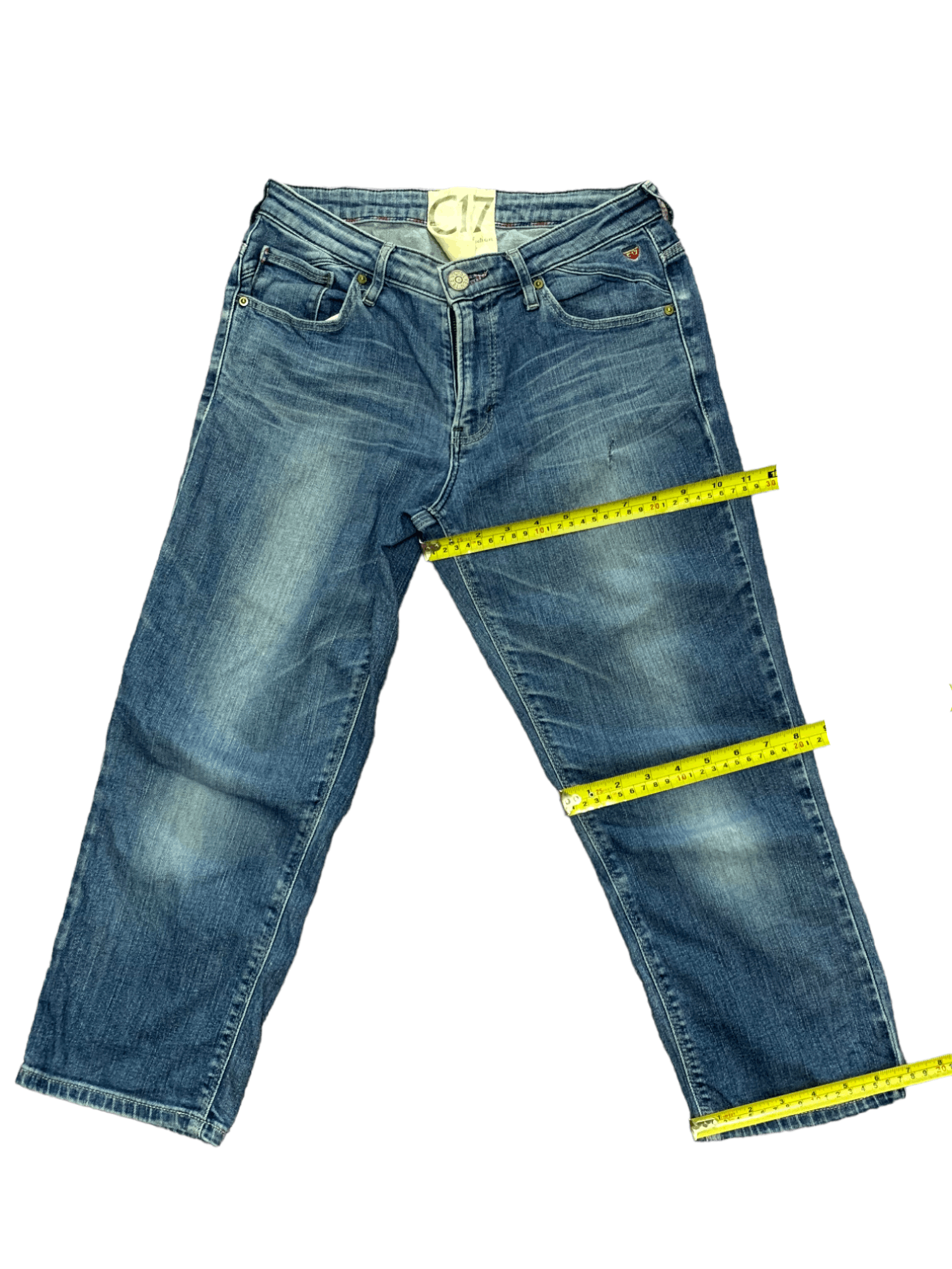 Japanese Brand SALES🔥Vintage Japanese Brand Blue Wash Distressed Jeans Size 26" / US 2 / IT 38 - 11 Thumbnail