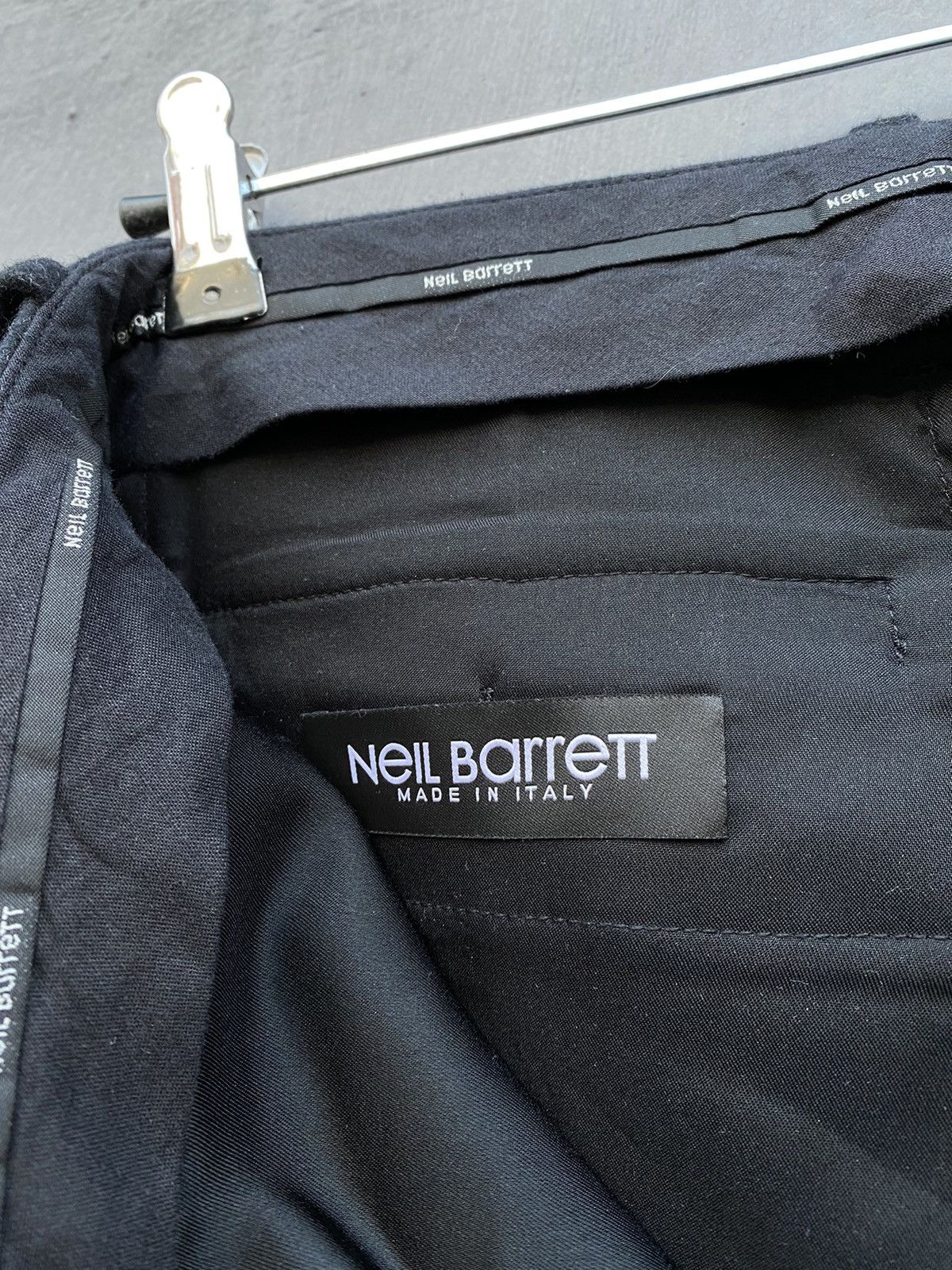 Neil Barrett Neil Barret wool leather patch pants size 48 made in Italy Size US 32 / EU 48 - 7 Thumbnail