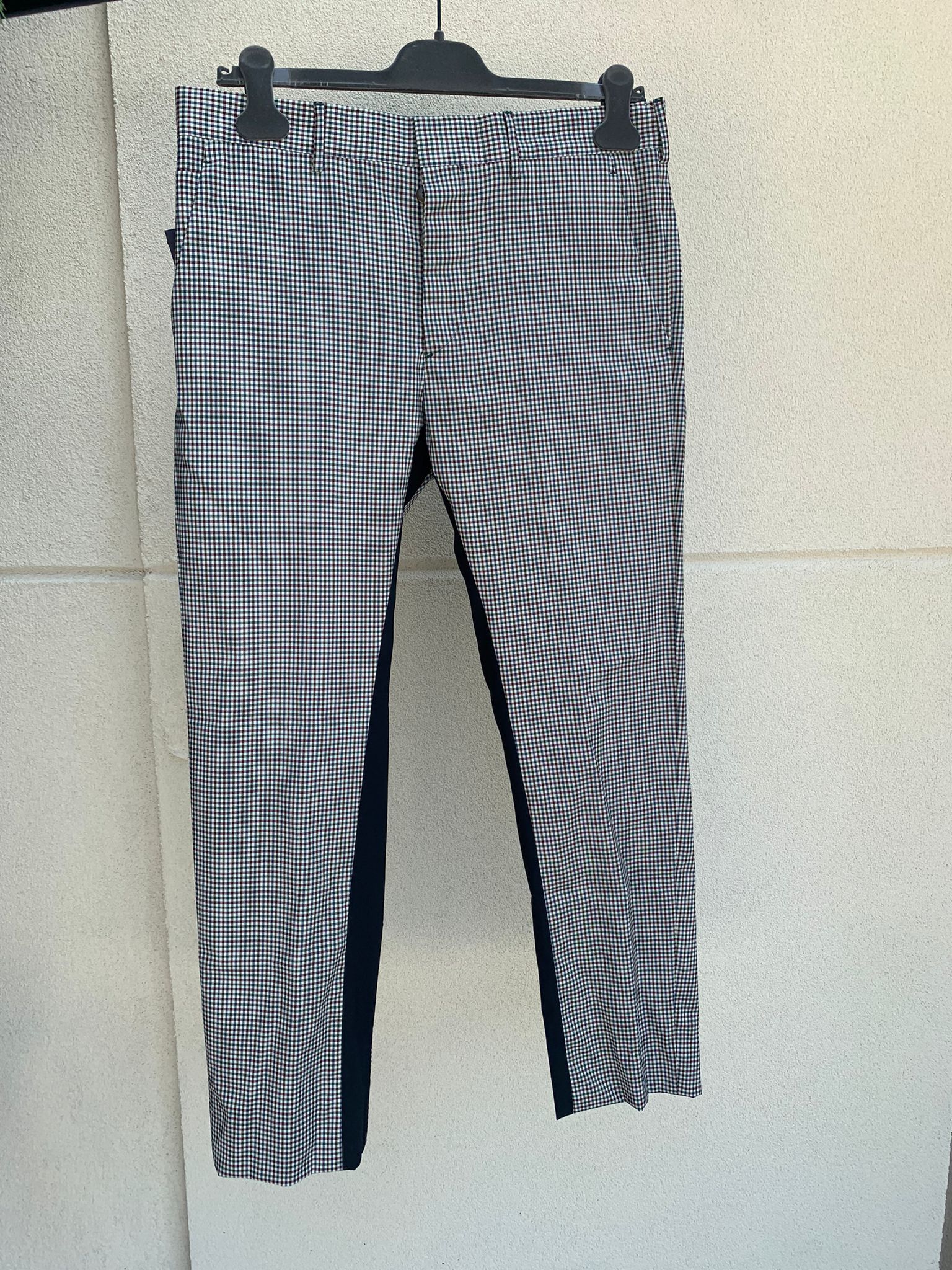 Prada o1rshd1 Houndstooth Slacks in Multicolor Size US 32 / EU 48 - 3 Thumbnail