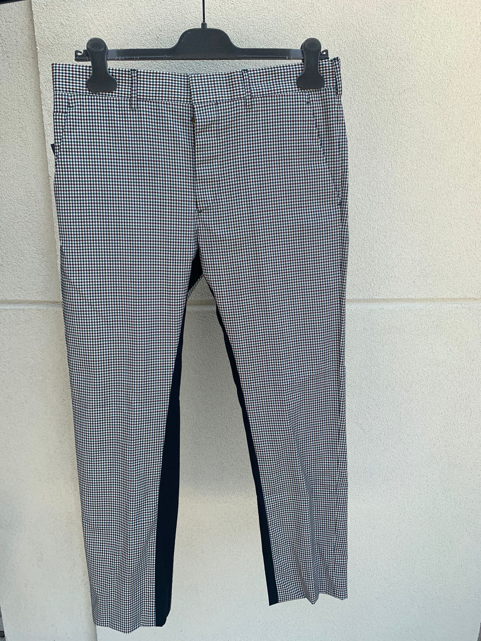 Prada o1rshd1 Houndstooth Slacks in Multicolor Size US 32 / EU 48 - 1 Thumbnail