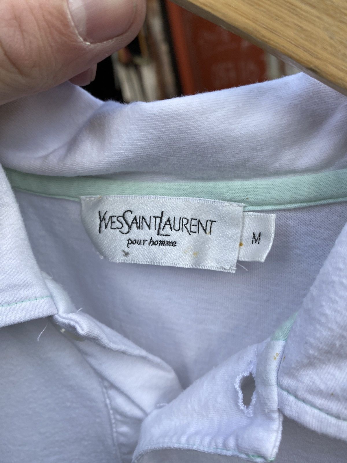Vintage Authentic Yves Saint Laurent Vintage polo t shirt size M Size US M / EU 48-50 / 2 - 8 Thumbnail