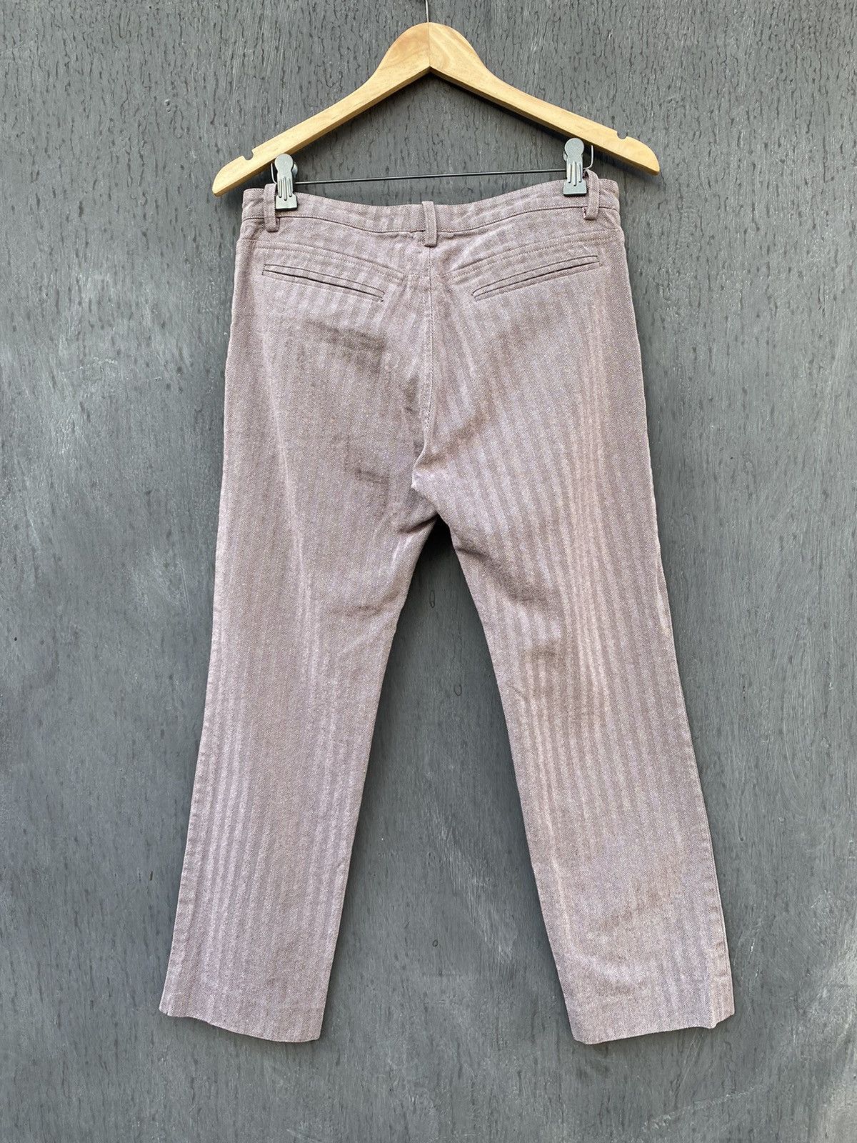 Balenciaga Balenciaga Le Dix striped pants size 38 made in france Size 27" / US 4 / IT 40 - 6 Thumbnail