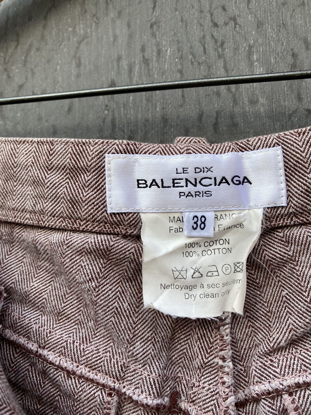 Balenciaga Balenciaga Le Dix striped pants size 38 made in france Size 27" / US 4 / IT 40 - 5 Thumbnail