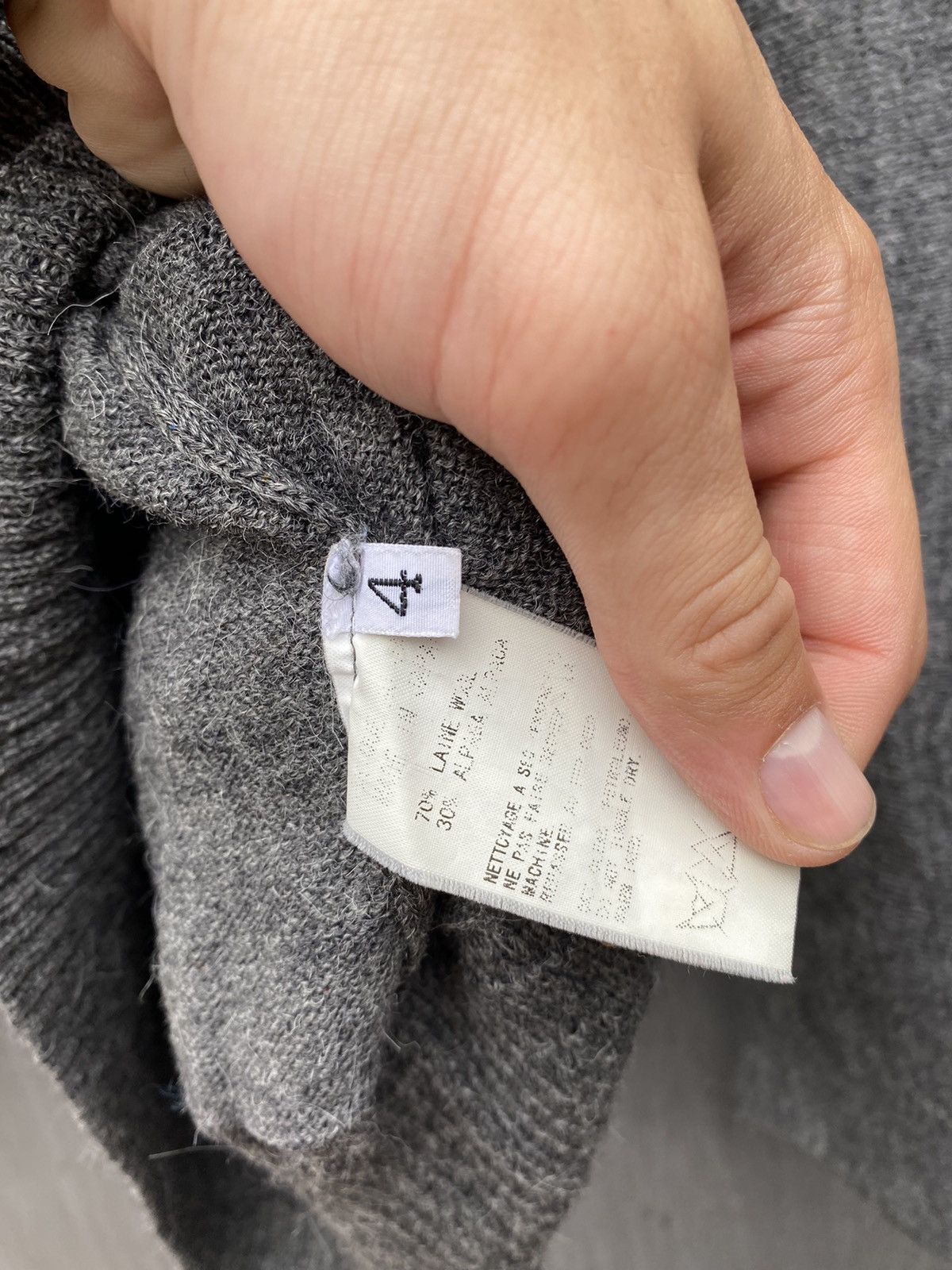 Seditionaries × Vintage × Yohji Yamamoto Yohji Yamamoto Y’S vintage zip alpaca sweater size 4 S/M Size US M / EU 48-50 / 2 - 4 Thumbnail