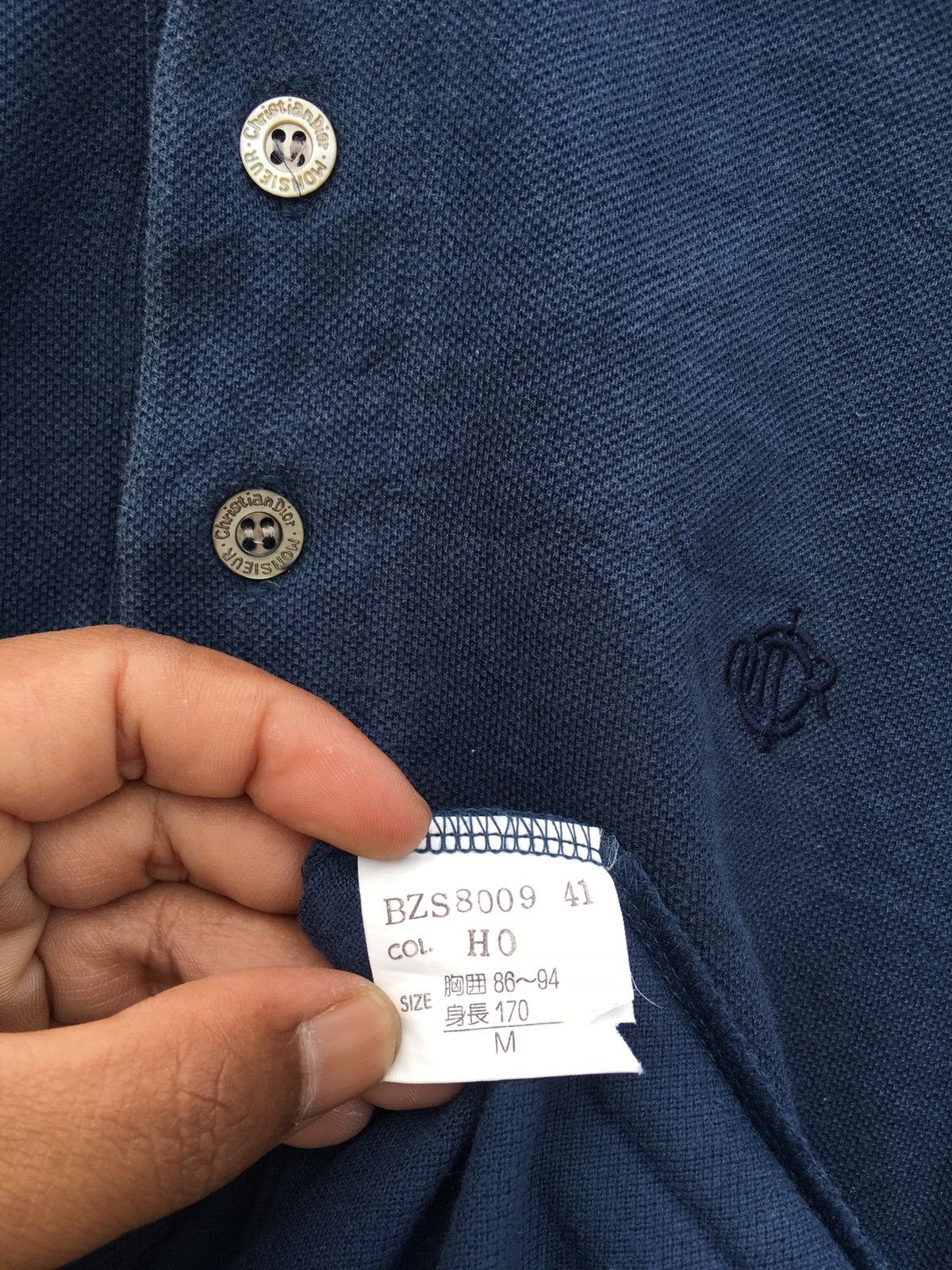 Christian Dior Monsieur Vintage Christian Dior Polo Shirt Size US L / EU 52-54 / 3 - 15 Thumbnail