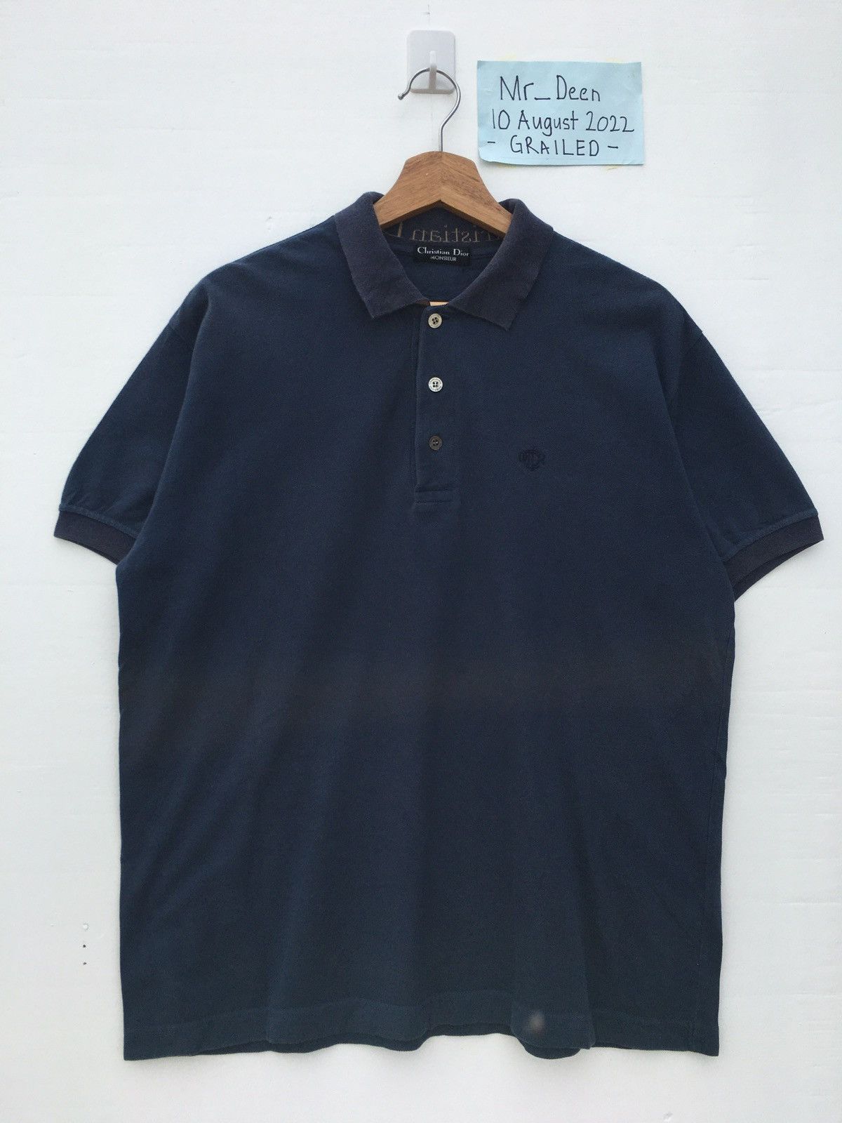 Christian Dior Monsieur Vintage Christian Dior Polo Shirt Size US L / EU 52-54 / 3 - 7 Thumbnail