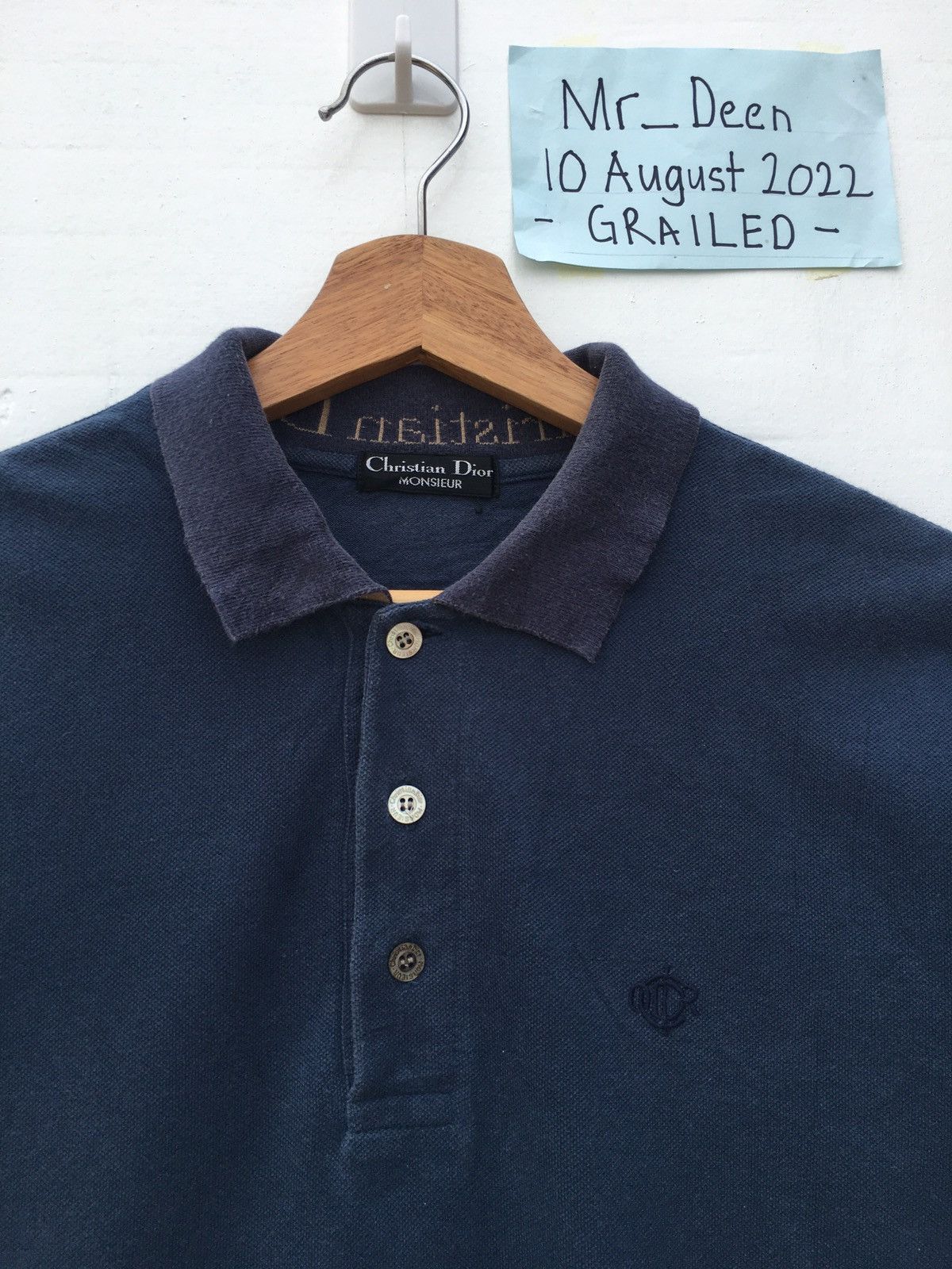 Christian Dior Monsieur Vintage Christian Dior Polo Shirt Size US L / EU 52-54 / 3 - 10 Thumbnail